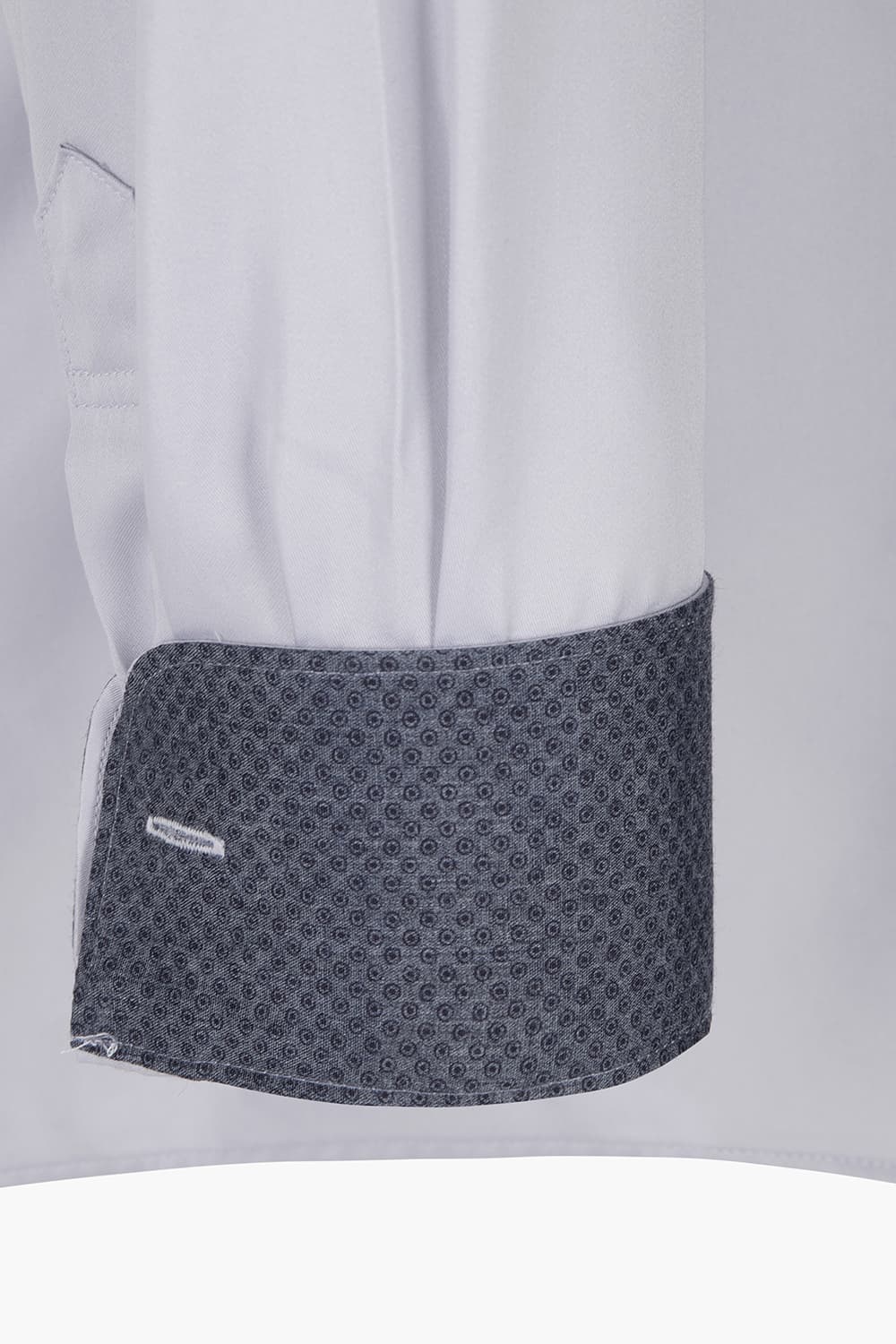 사틴 배색 162 비즈니스 셔츠 그레이 SE4FM11LS162SGY