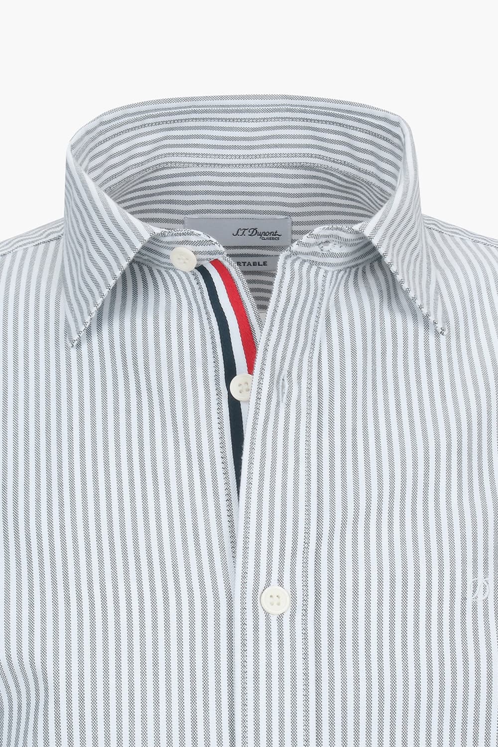 옥스포드 스트라이프 954 컴포터블(뉴 캐주얼 핏) 셔츠 그린 SE4FM22LS954SGE