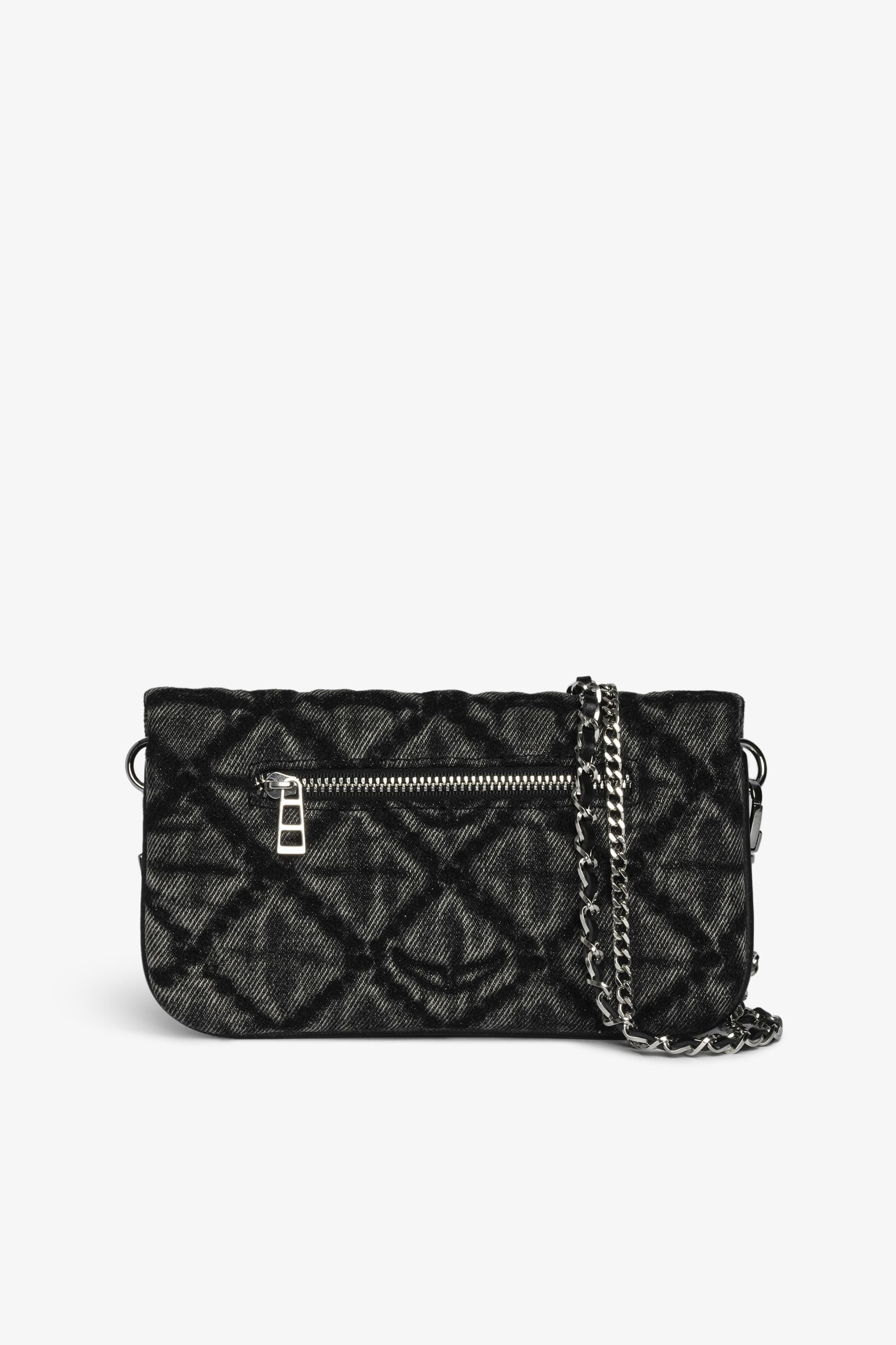 Rock Monogram Denim Nano Bag