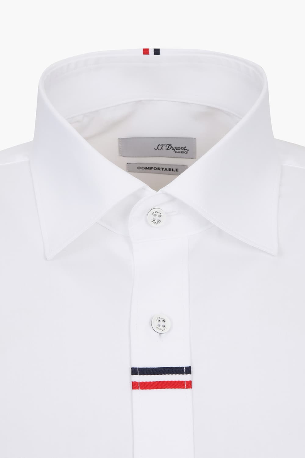 플라켓 트리콜로르 953 컴포터블 셔츠 화이트 SE5FM22LS953SWH