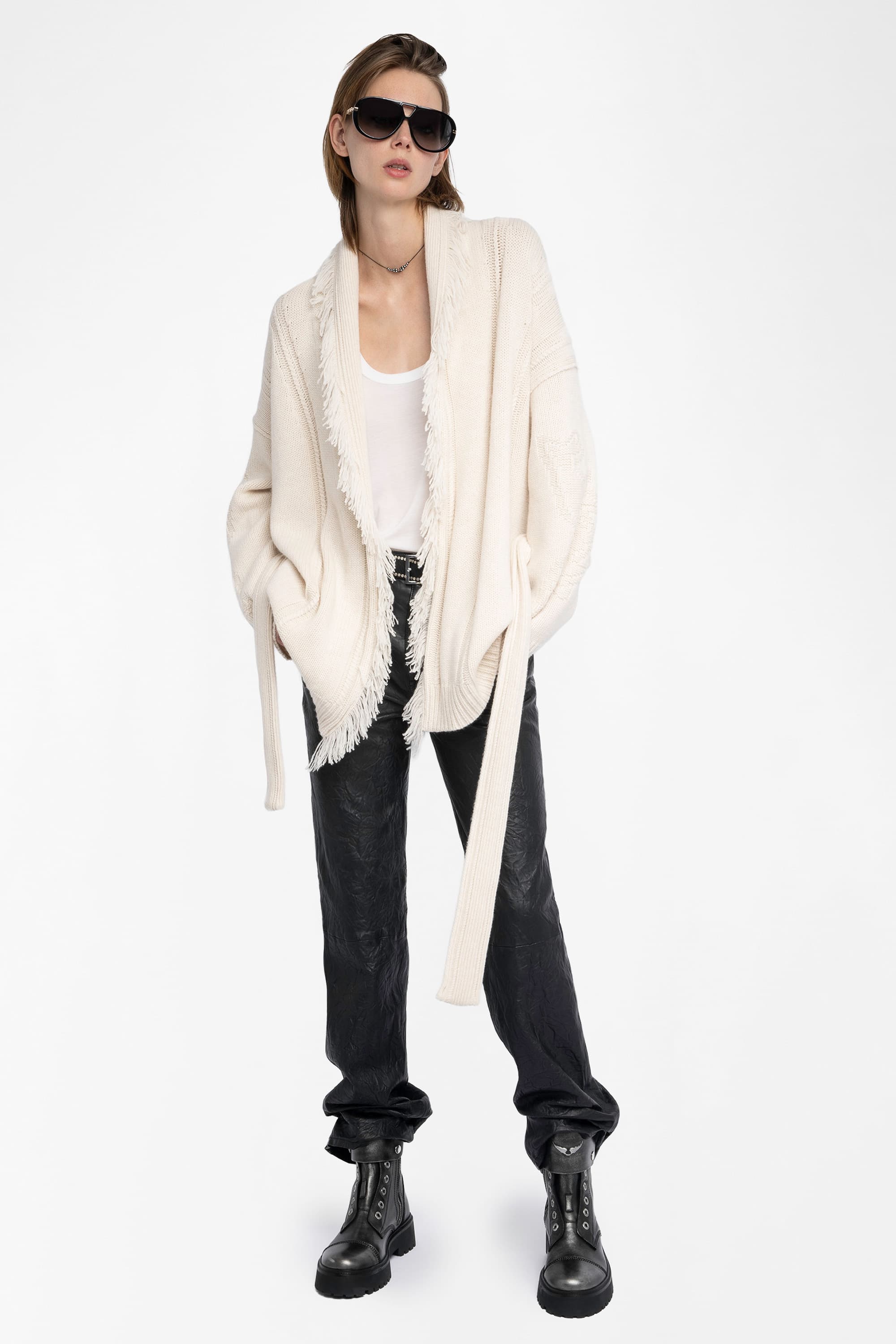 Alpa Fringe Cardigan