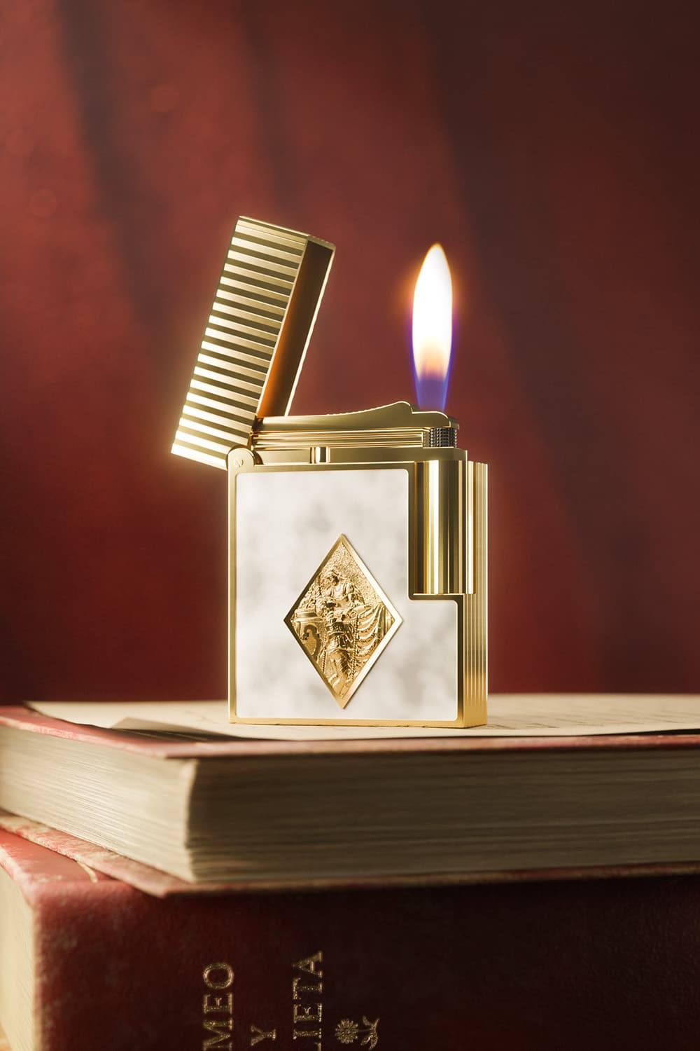 25 로미오 이 줄리에타 라인1 라이터 화이트/옐로골드 CQ14050CL