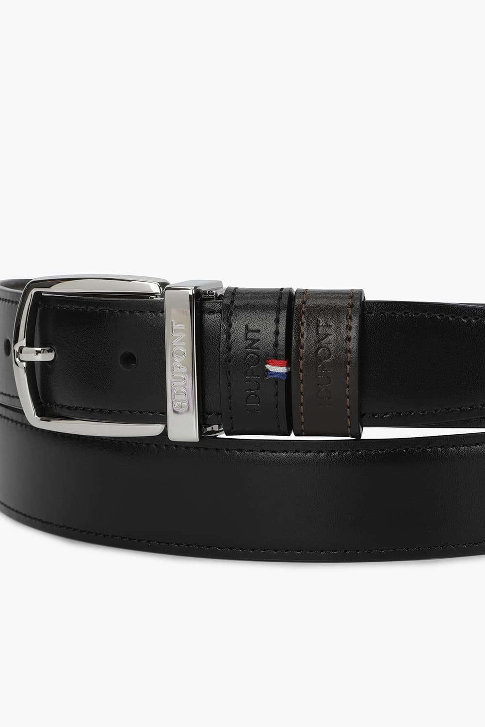 25 뉴 로고 핀 버클 팔라듐 30mm 블랙/브라운 스무스 벨트 CJ8300011Z