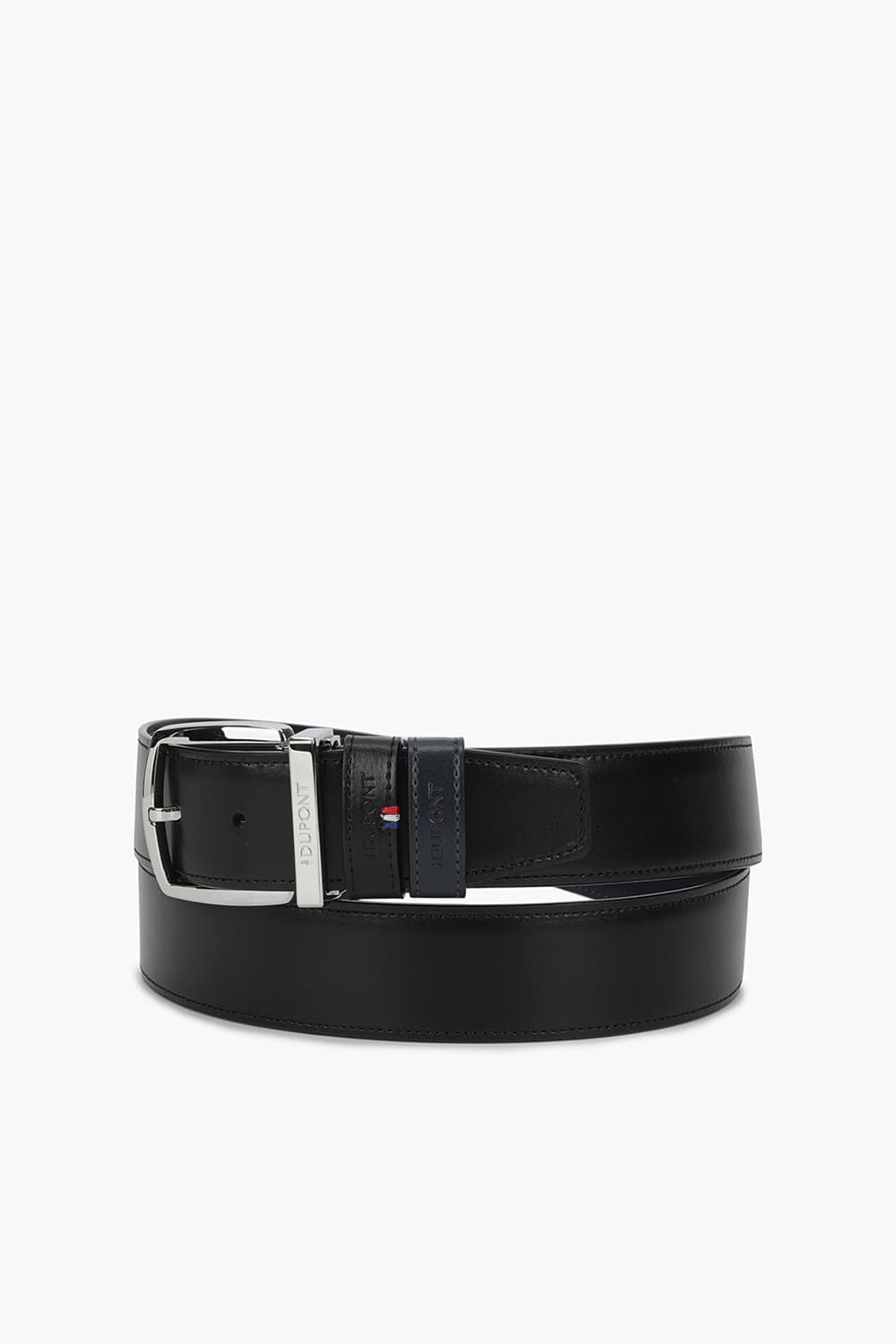 25 뉴 로고 핀 버클 팔라듐 35mm 블랙/네이비 스무스 벨트 CJ8350013Z
