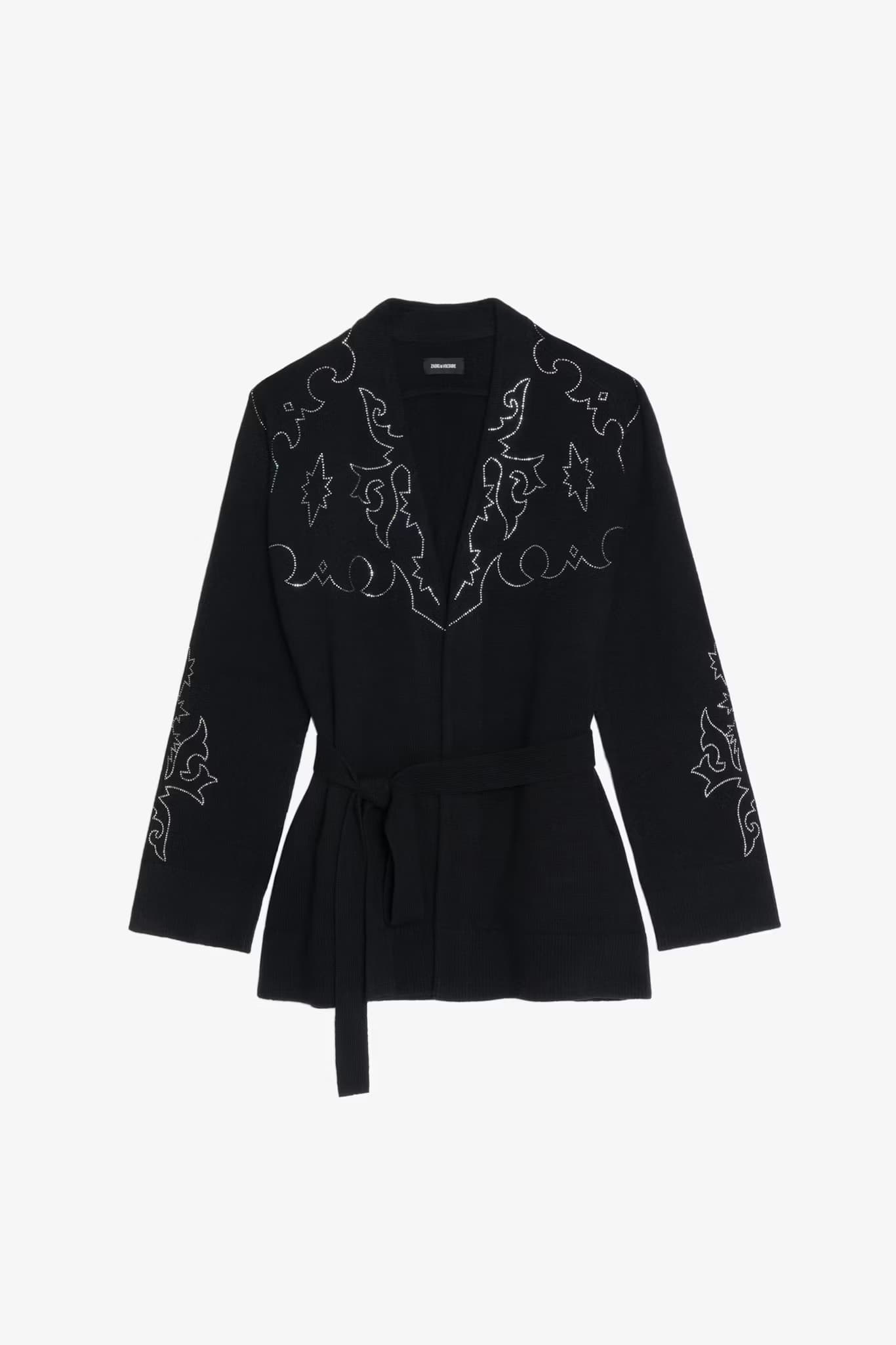 Salomy Strass Cashmere Cardigan