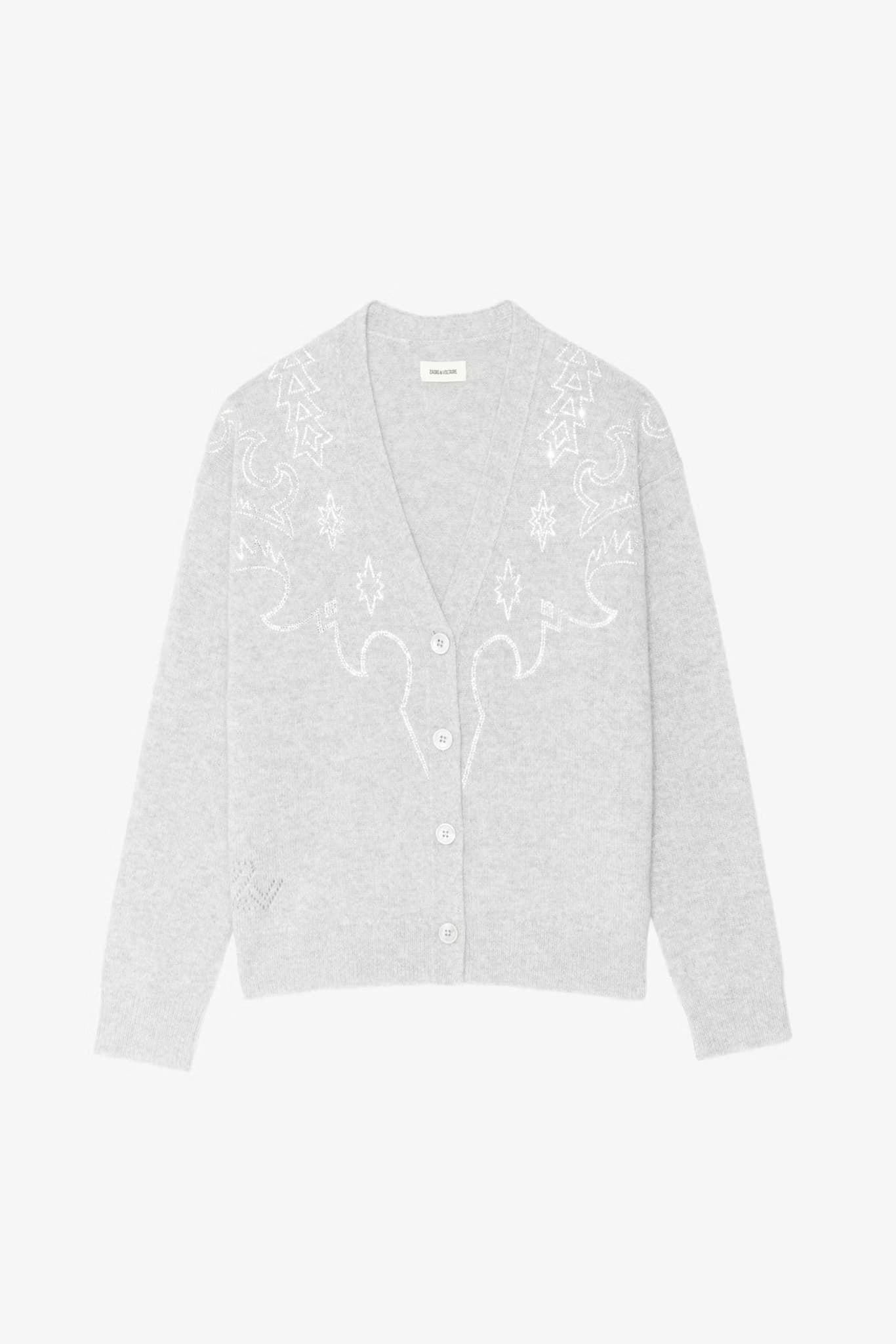 Mirkaz Strass Cashmere Cardigan