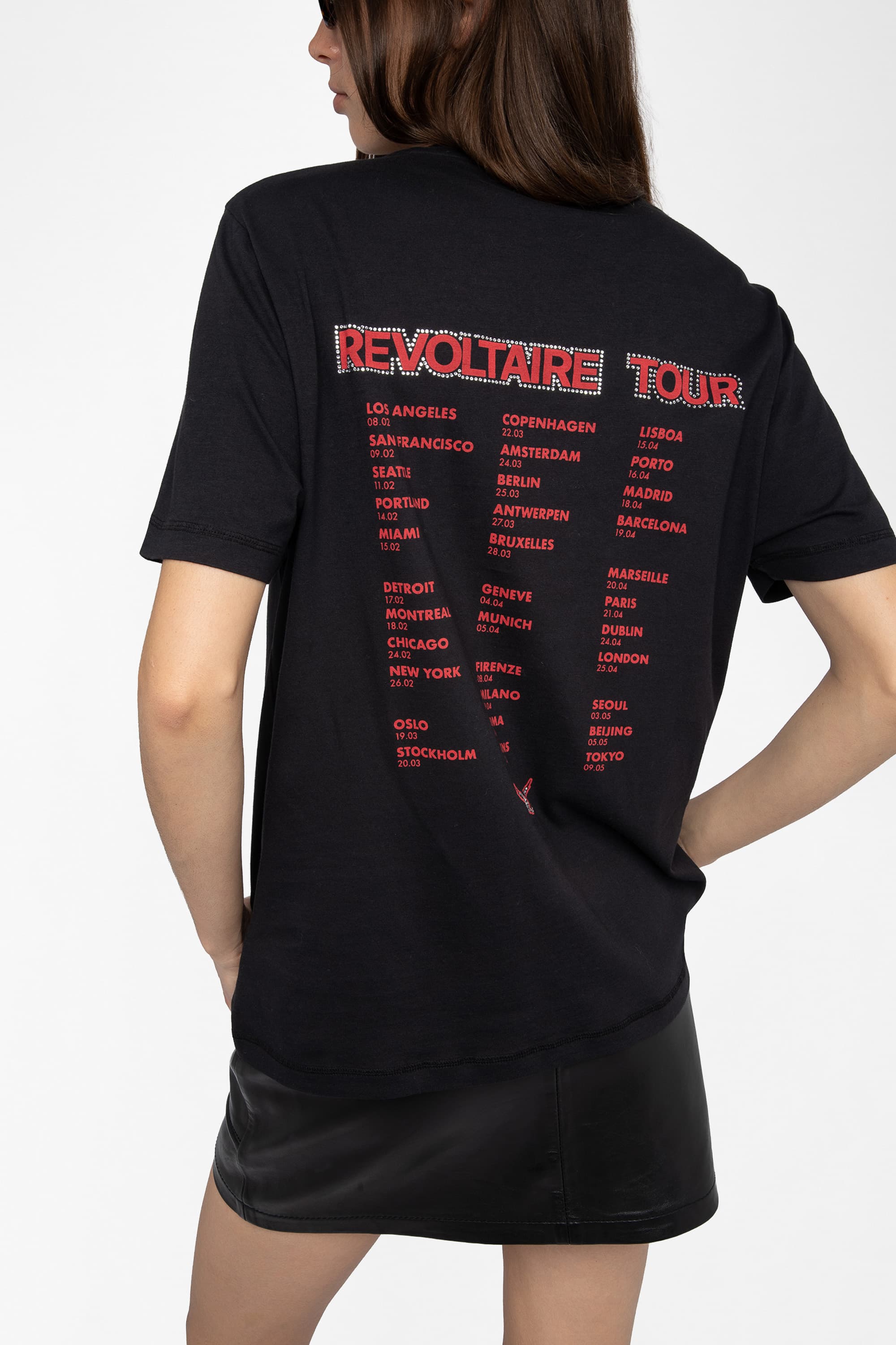 Edwin Heart Wings Strass T-Shirt