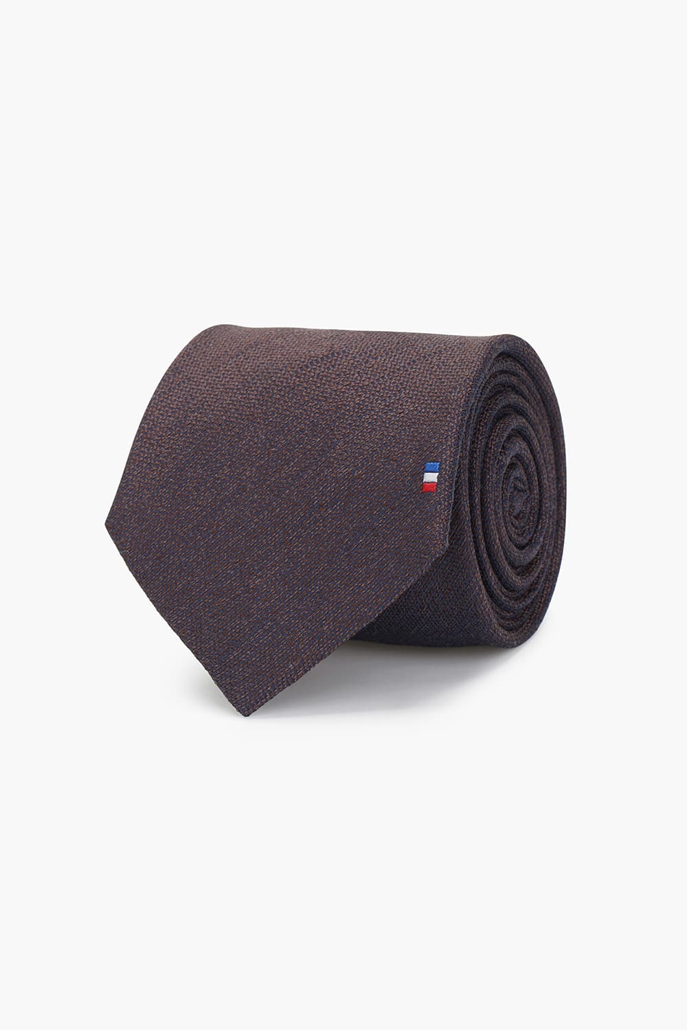 삼색 자수 253 넥타이 브라운 TE6SM62KA253TBW