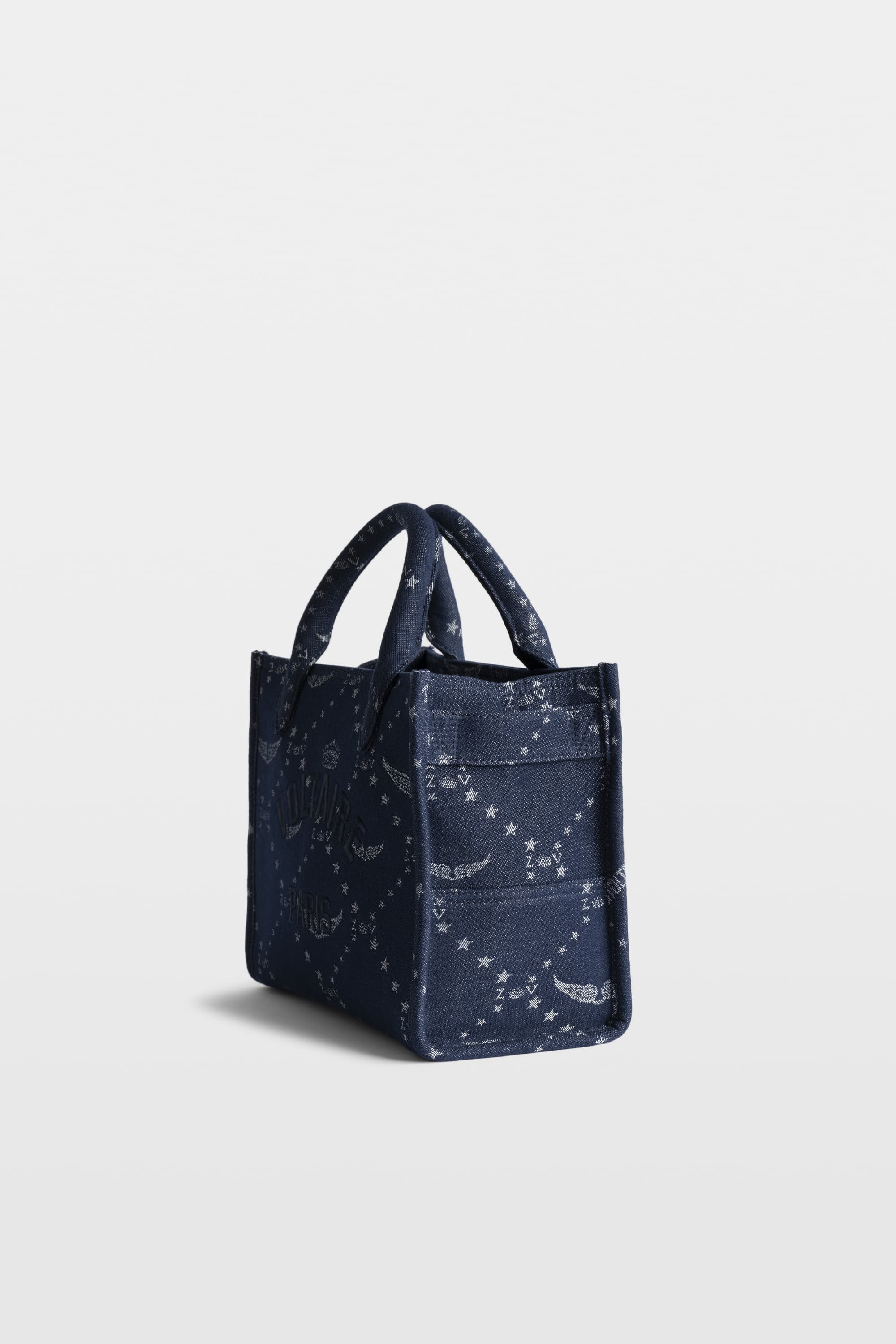 Angel Small Denim Tote Bag