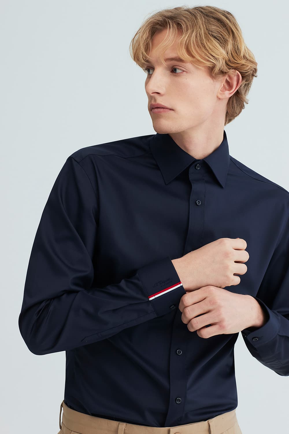 트리콜로르 953 컴포터블 셔츠 네이비 SE6SM22LS953SNY