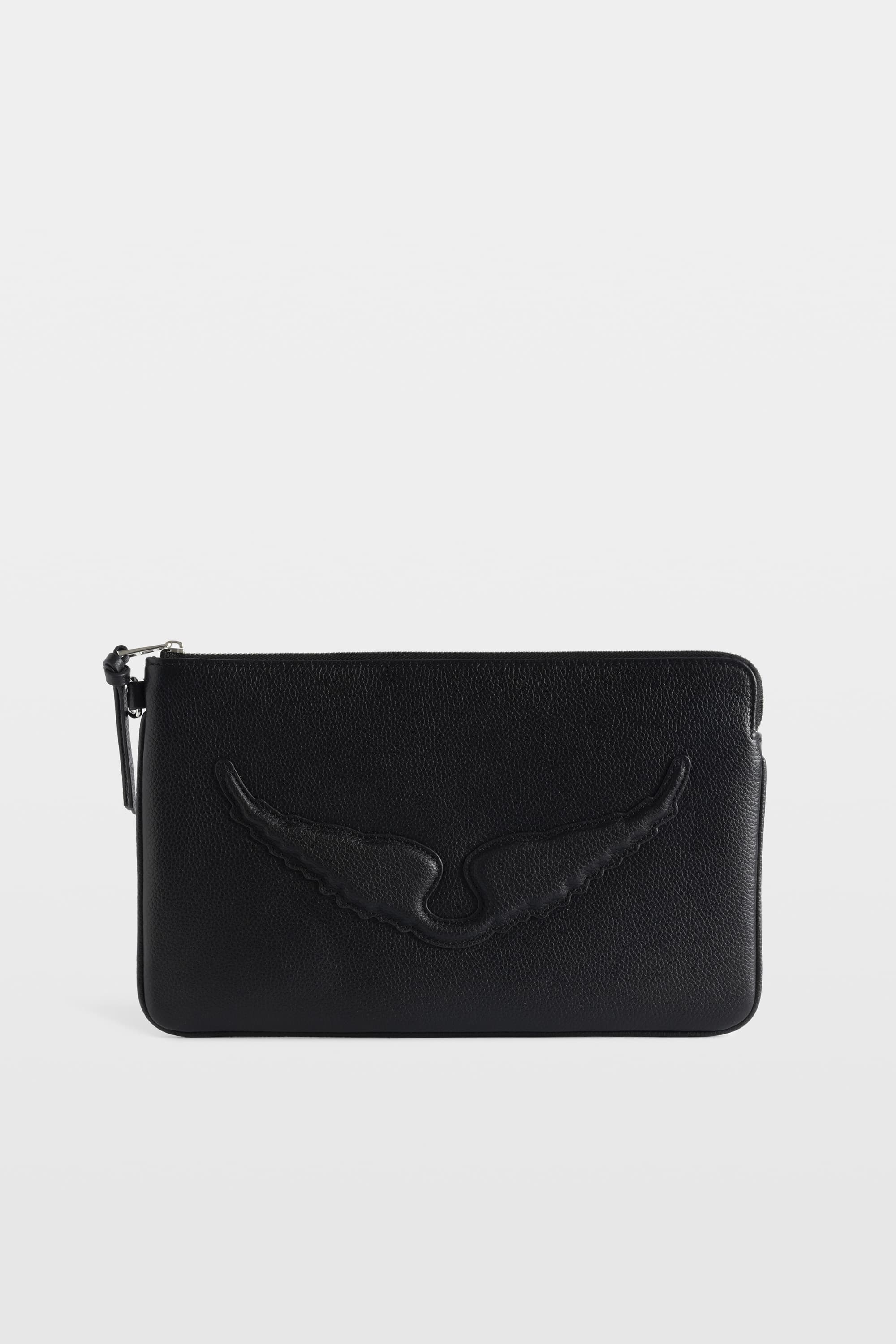 Angel Leather Clutch