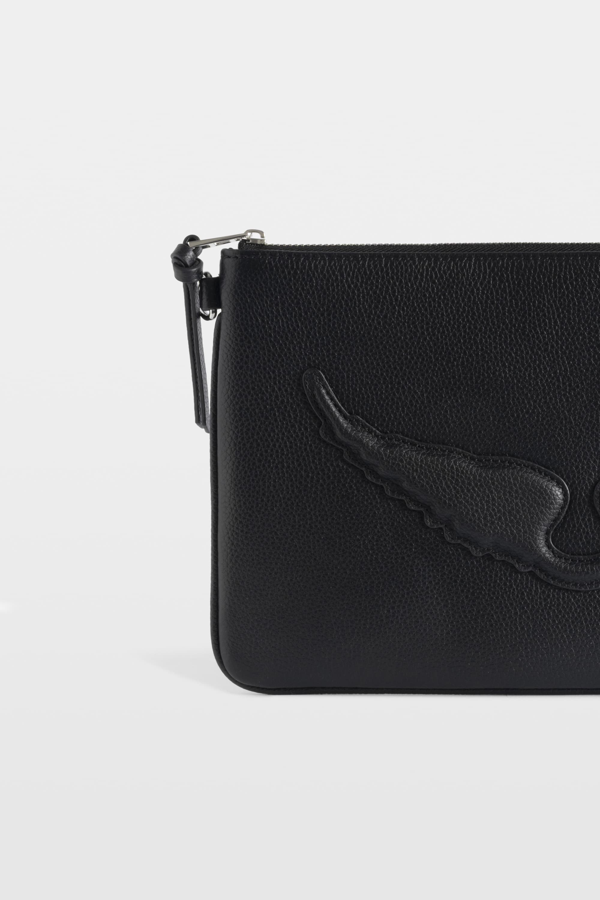 Angel Leather Clutch