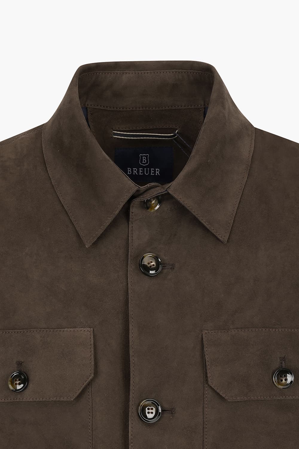 램스킨 스웨이드 플랩포켓 셔츠형 캐주얼 자켓 208U19PEL71327