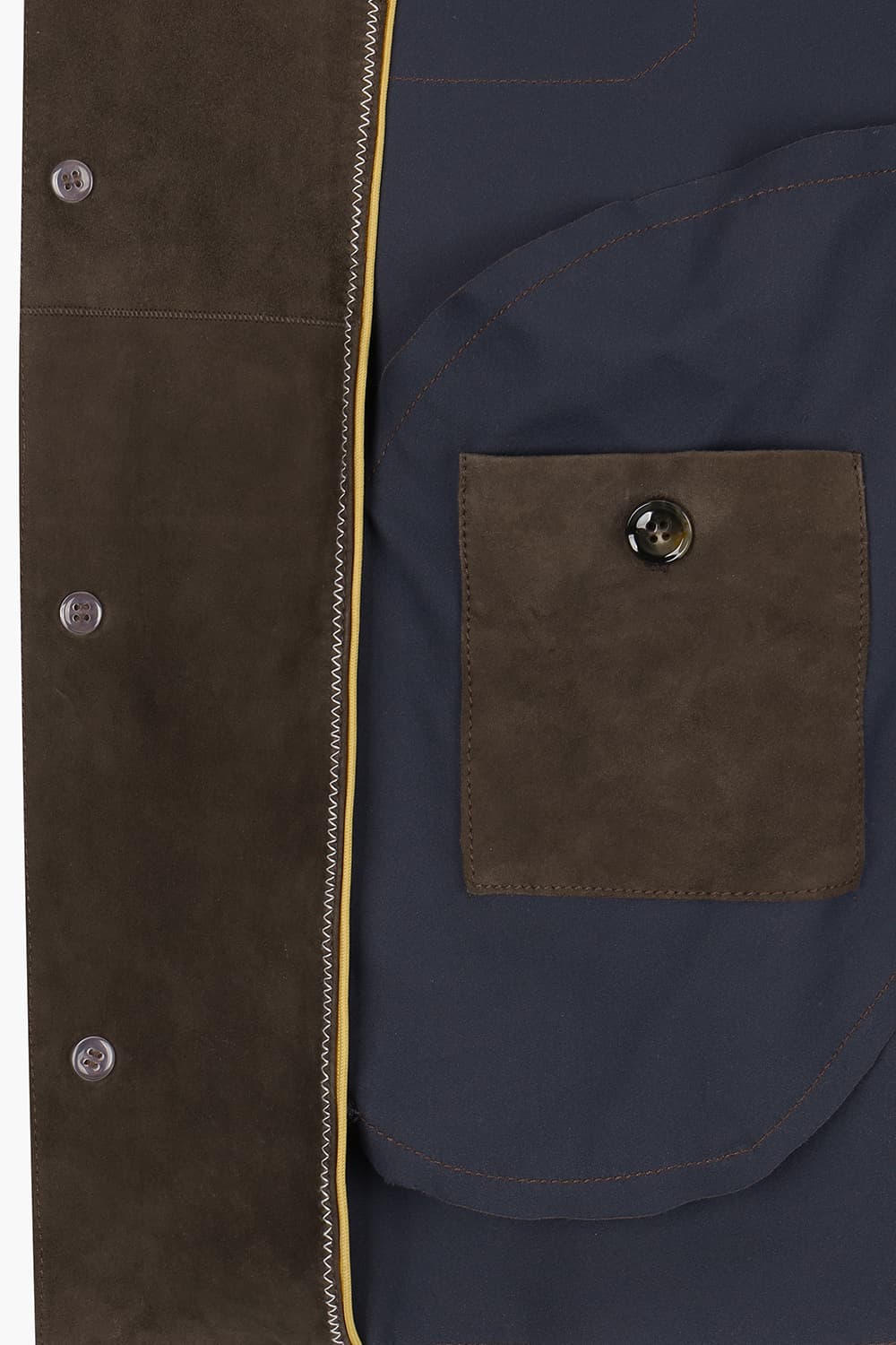 램스킨 스웨이드 플랩포켓 셔츠형 캐주얼 자켓 208U19PEL71327