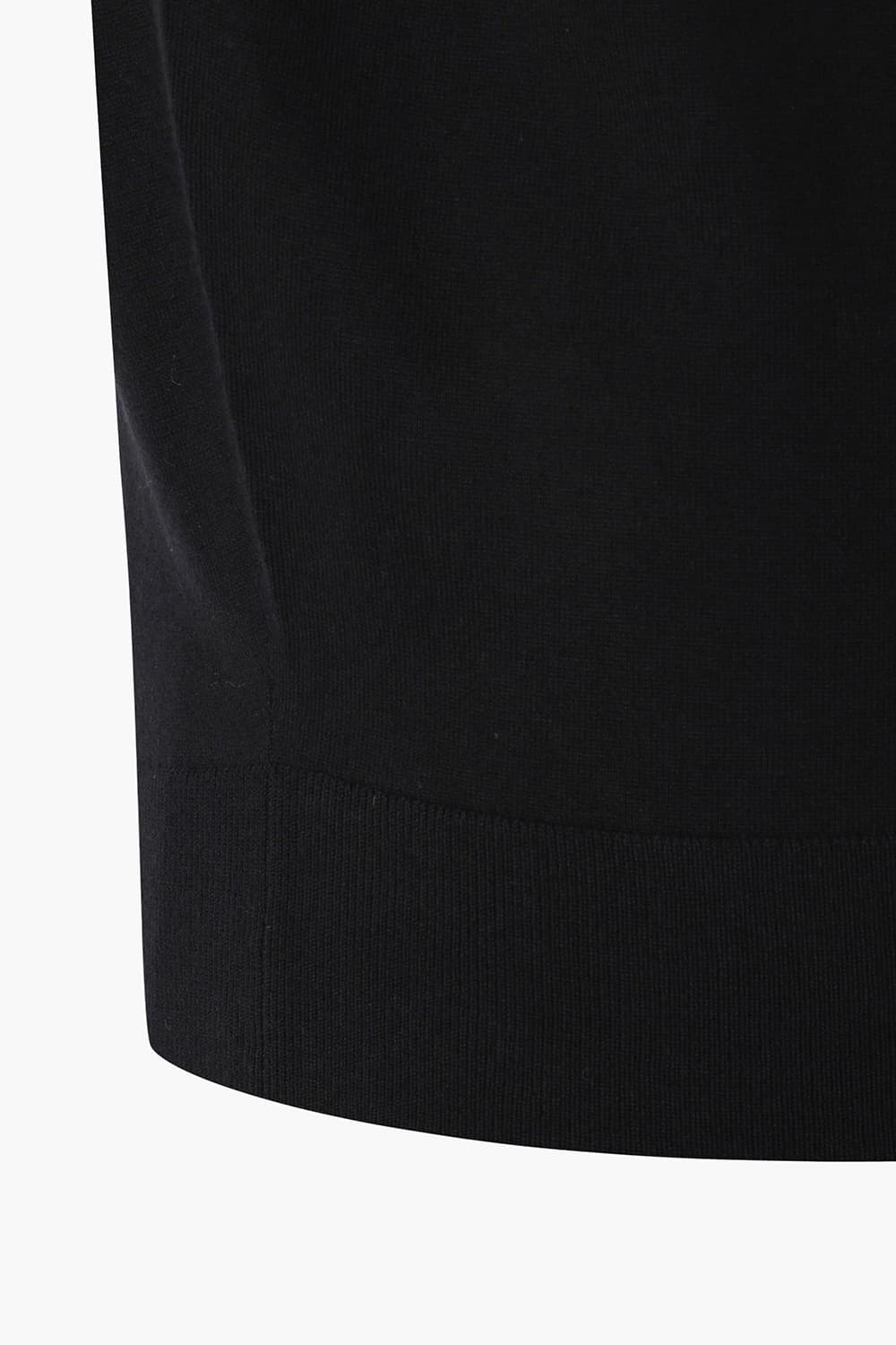 코튼 폴로 베이직 반소매 니트 26/101BLACK