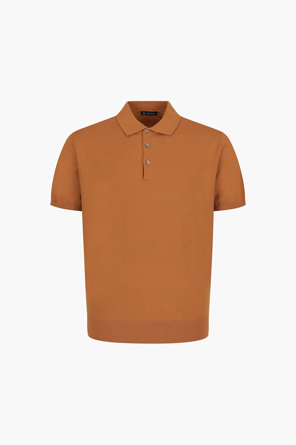 코튼 폴로 베이직 반소매 니트 26/101ORANGE