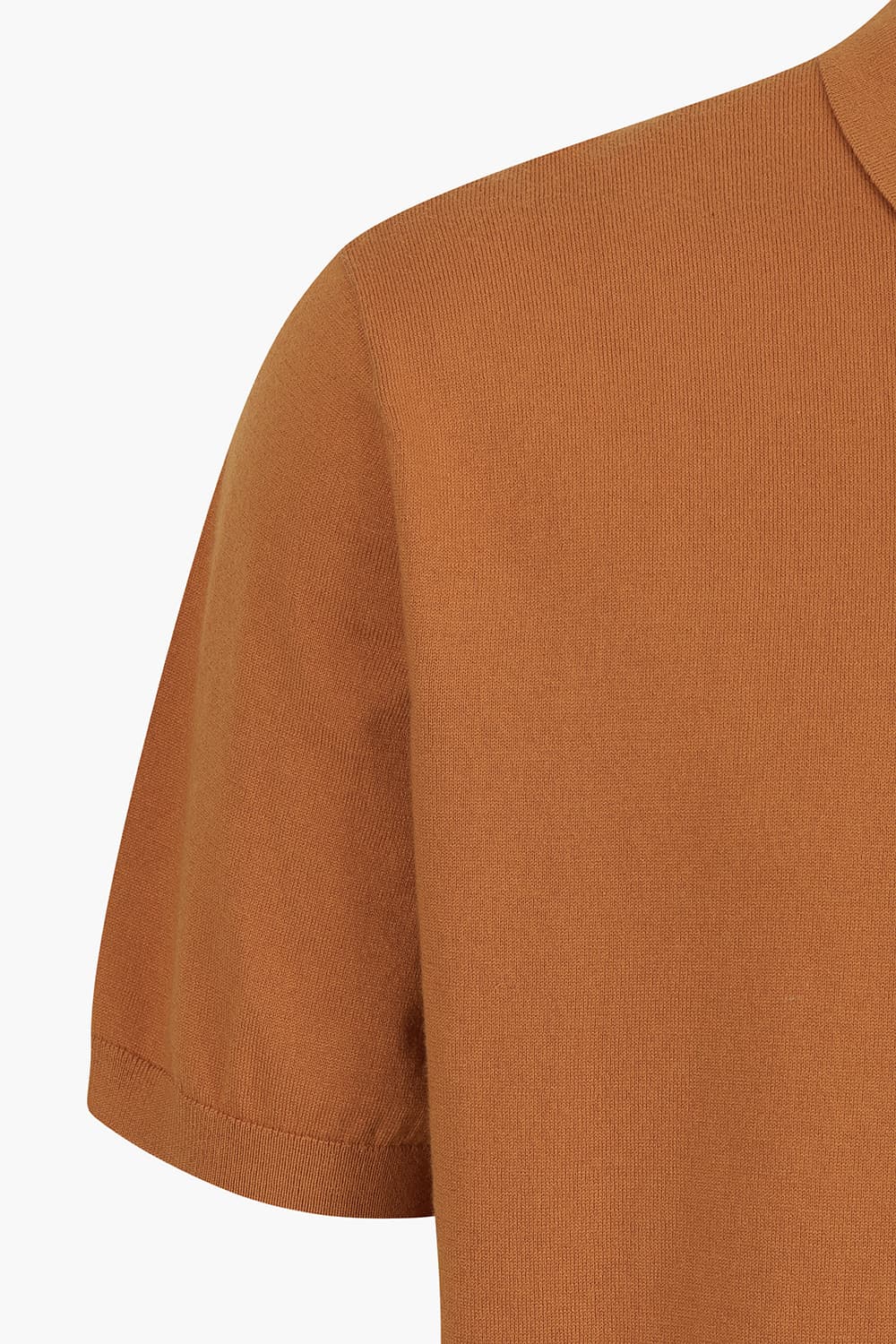 코튼 폴로 베이직 반소매 니트 26/101ORANGE