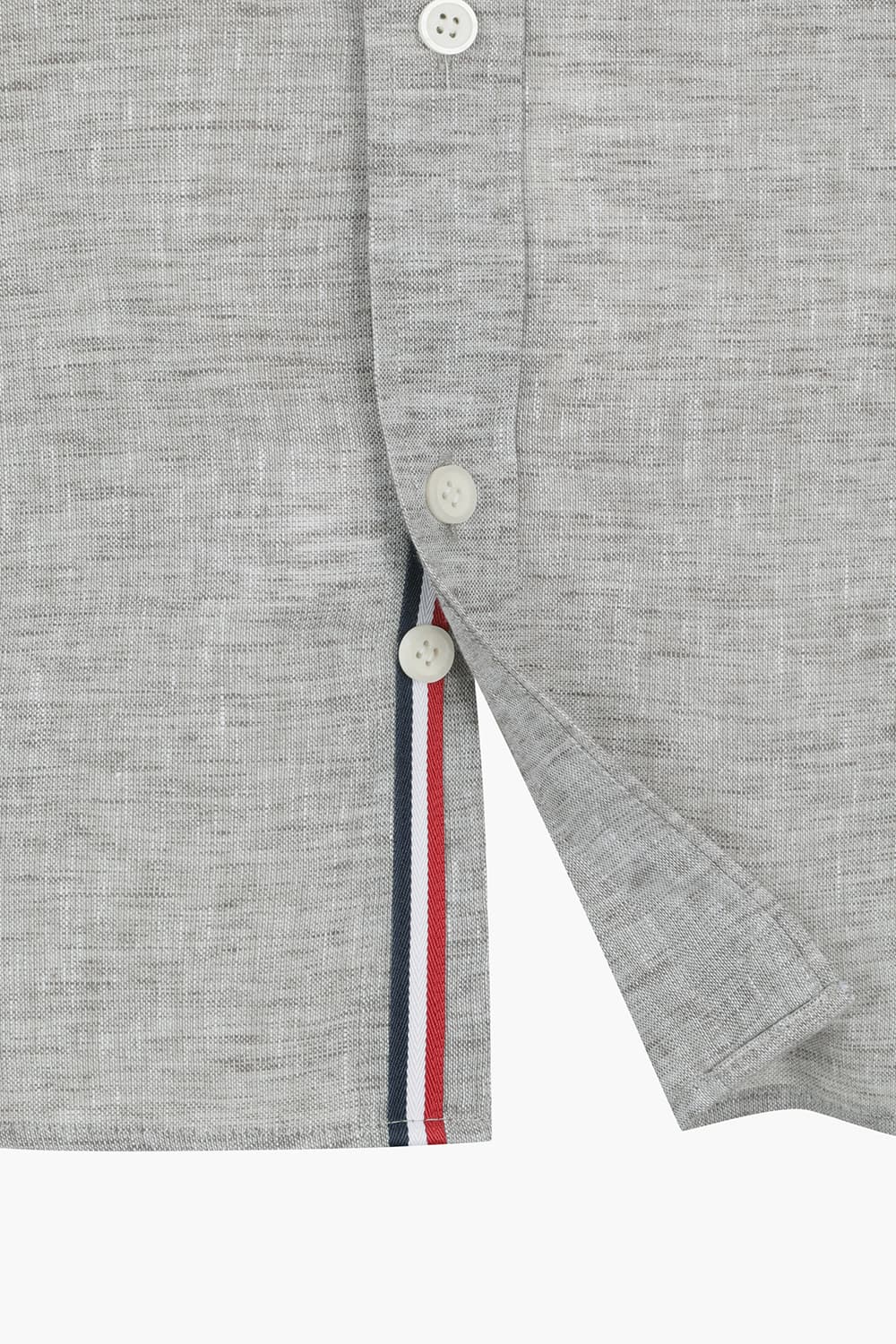린넨 히든 트리콜로르 954 컴포터블(뉴캐주얼핏) 셔츠 그레이 SE6SM22LS954SBE