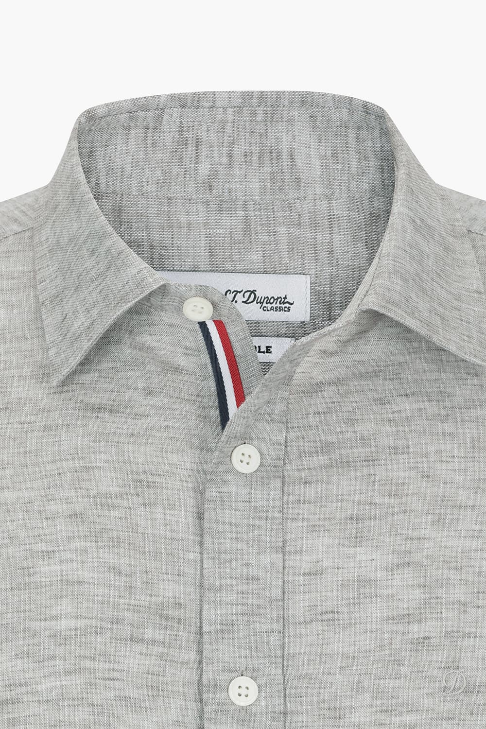 린넨 히든 트리콜로르 954 컴포터블(뉴캐주얼핏) 셔츠 그레이 SE6SM22LS954SBE