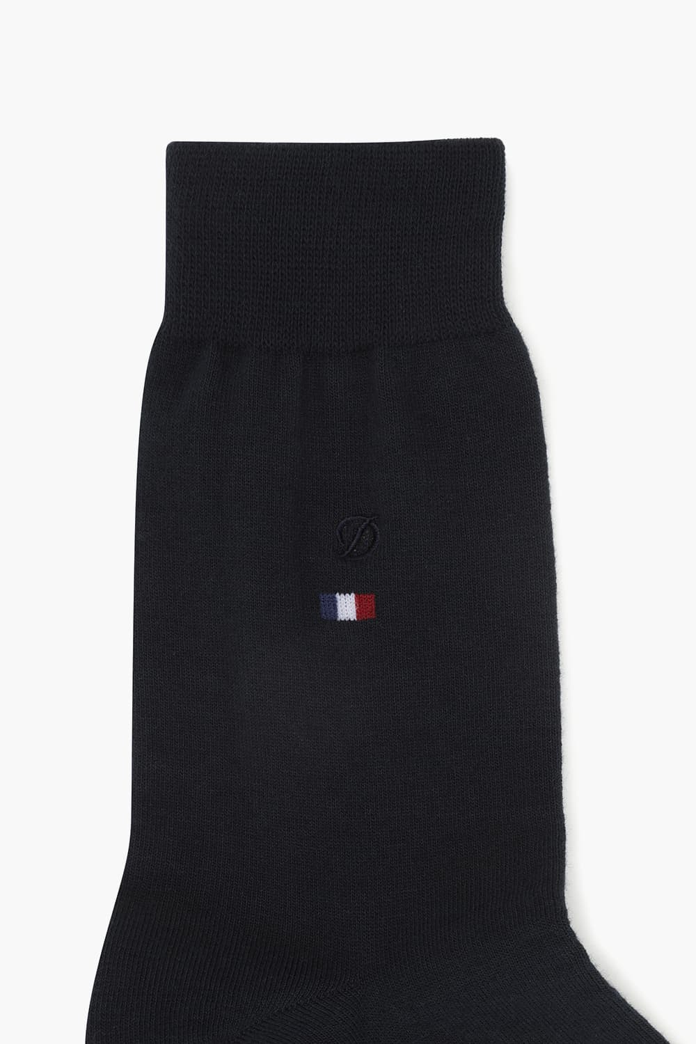 삼색 자수 1301 장목 양말 네이비 SE6SMA171301SNY