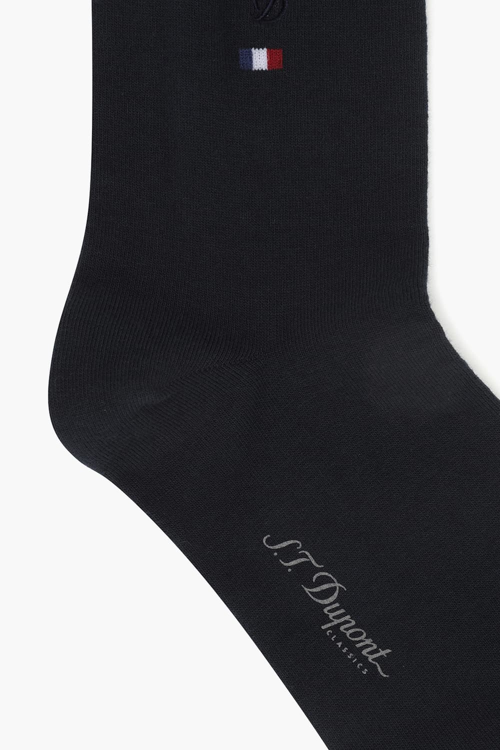 삼색 자수 1301 장목 양말 네이비 SE6SMA171301SNY