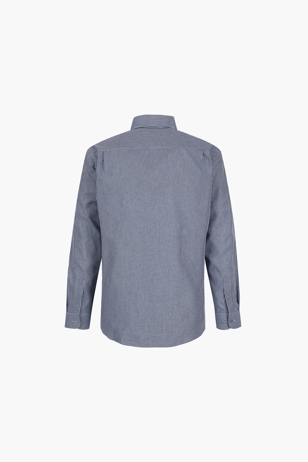 린넨 혼방 스트라이프 167 비즈니스 셔츠 블루 SE5SM11LS167SBU