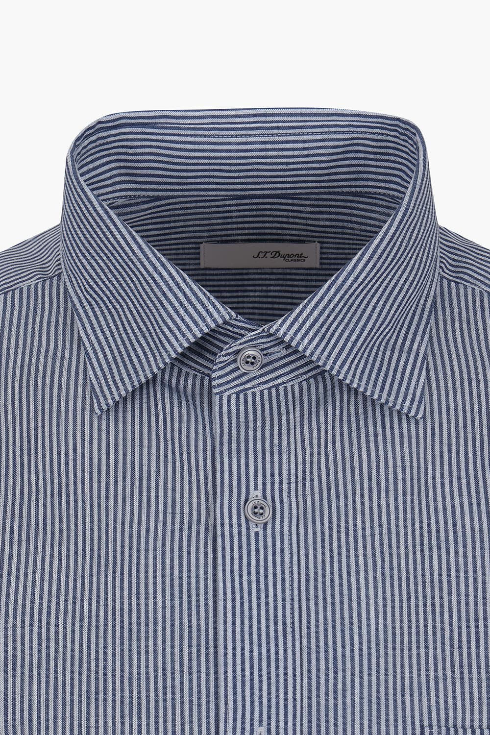 린넨 혼방 스트라이프 167 비즈니스 셔츠 블루 SE5SM11LS167SBU