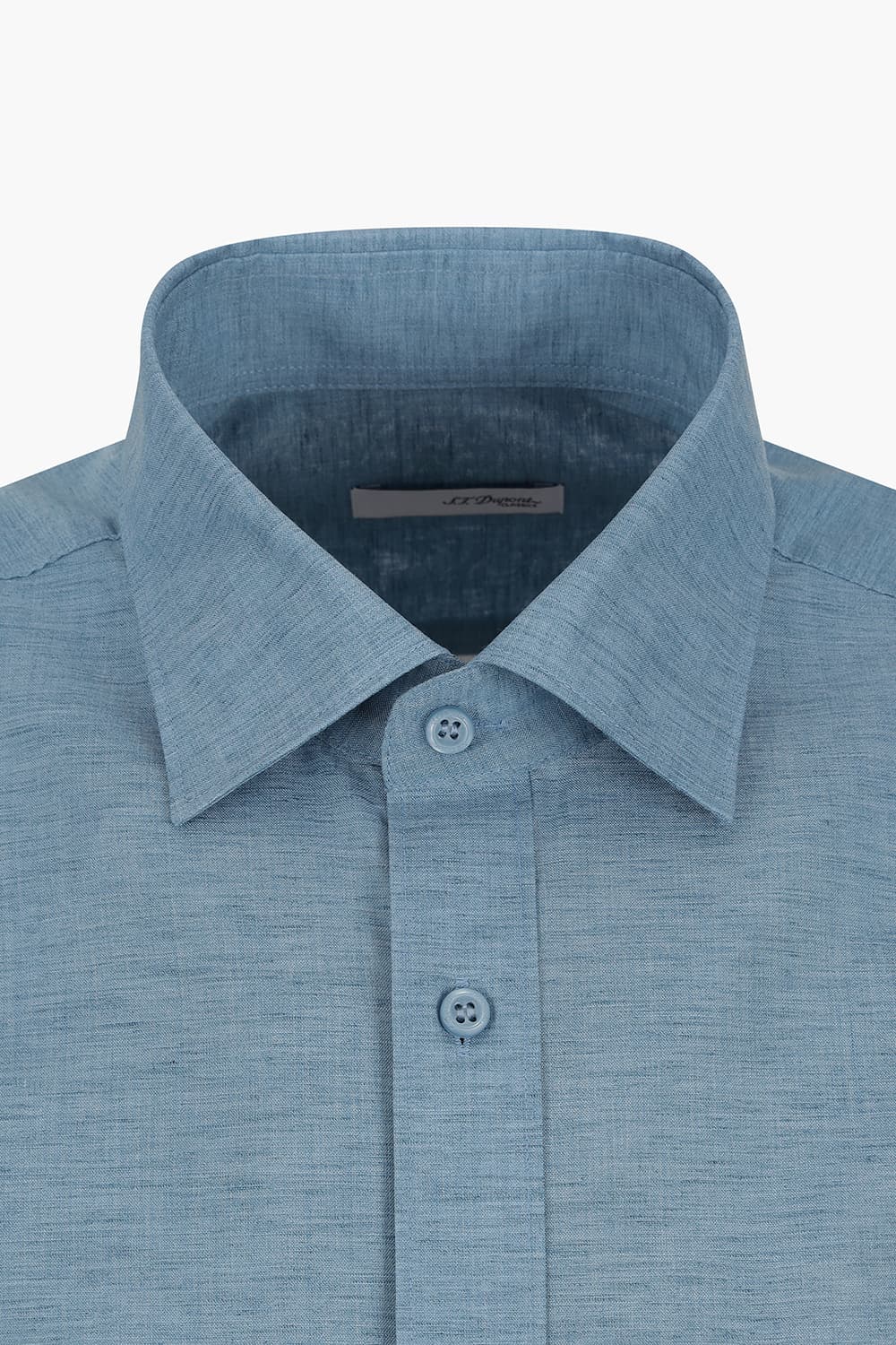 린넨 혼방 솔리드 165 비즈니스 셔츠 블루 SE5SM11LS165SBU