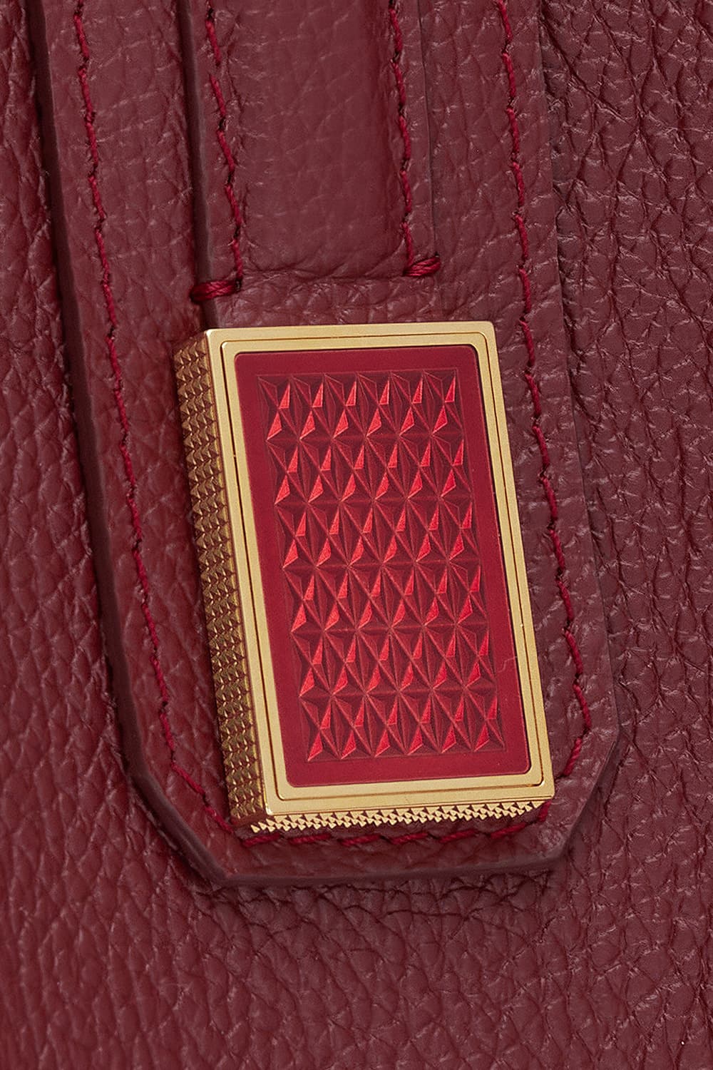 [Gift Set] 빅토리아 토트 다크레드 + 에이펙스 카드홀더