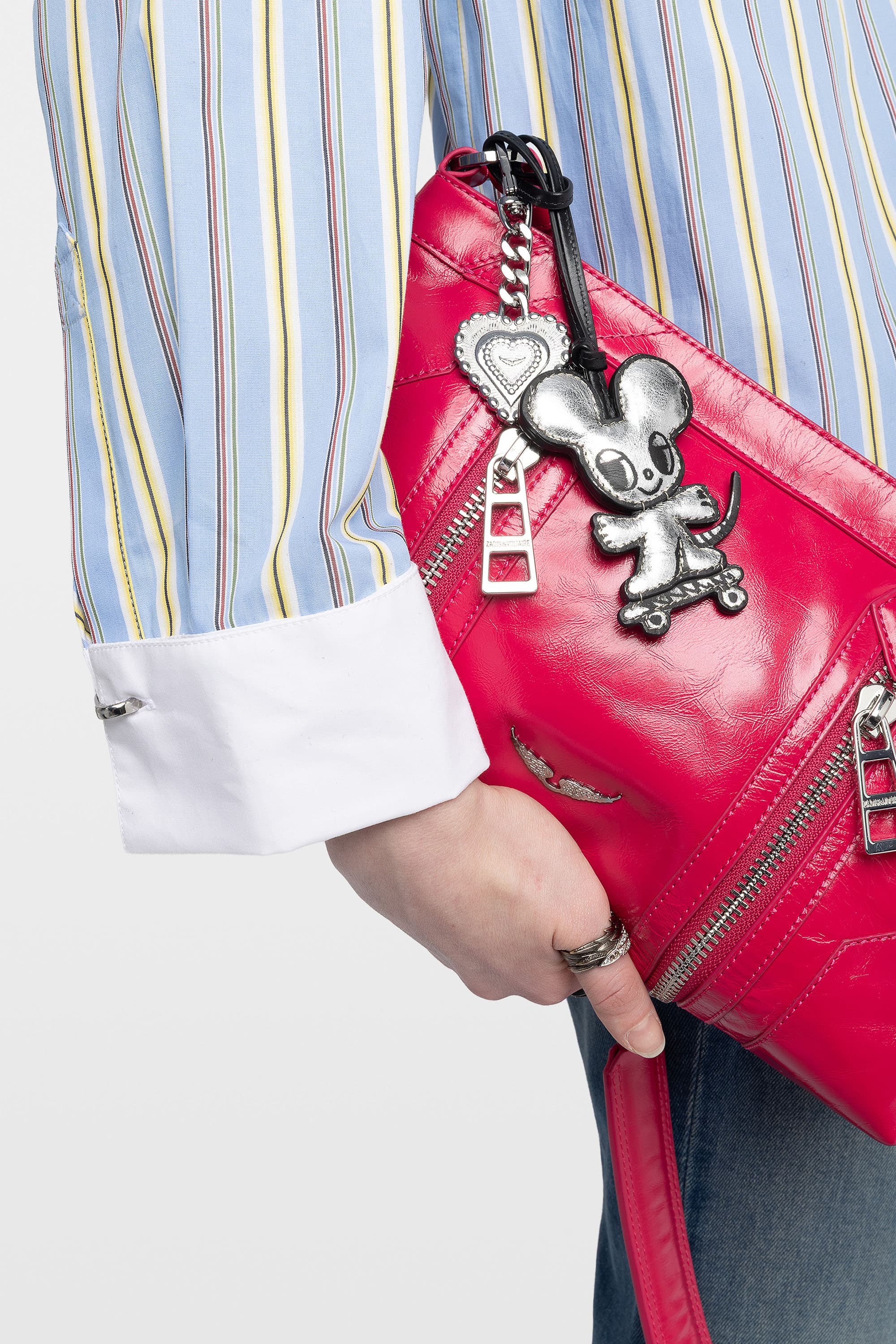 Mouse Skater Keyring