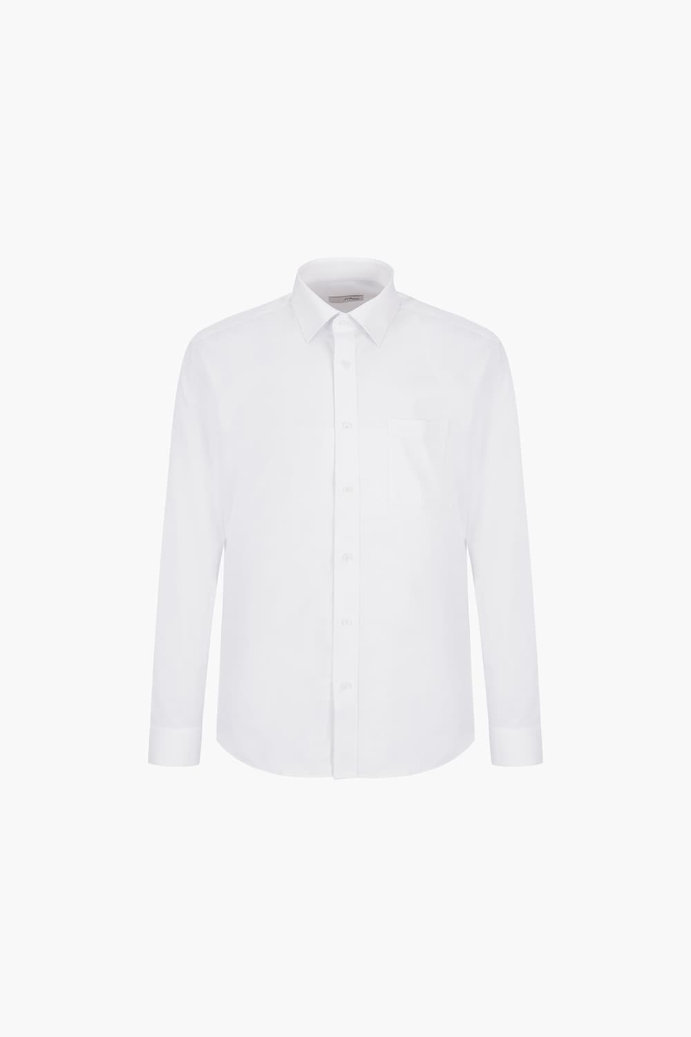 스트레치 솔리드 162 비즈니스 셔츠 화이트 SE5SM11LS162SWH