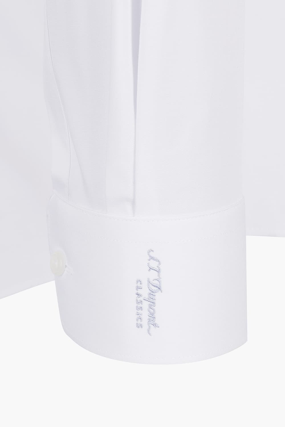 스트레치 솔리드 162 비즈니스 셔츠 화이트 SE5SM11LS162SWH