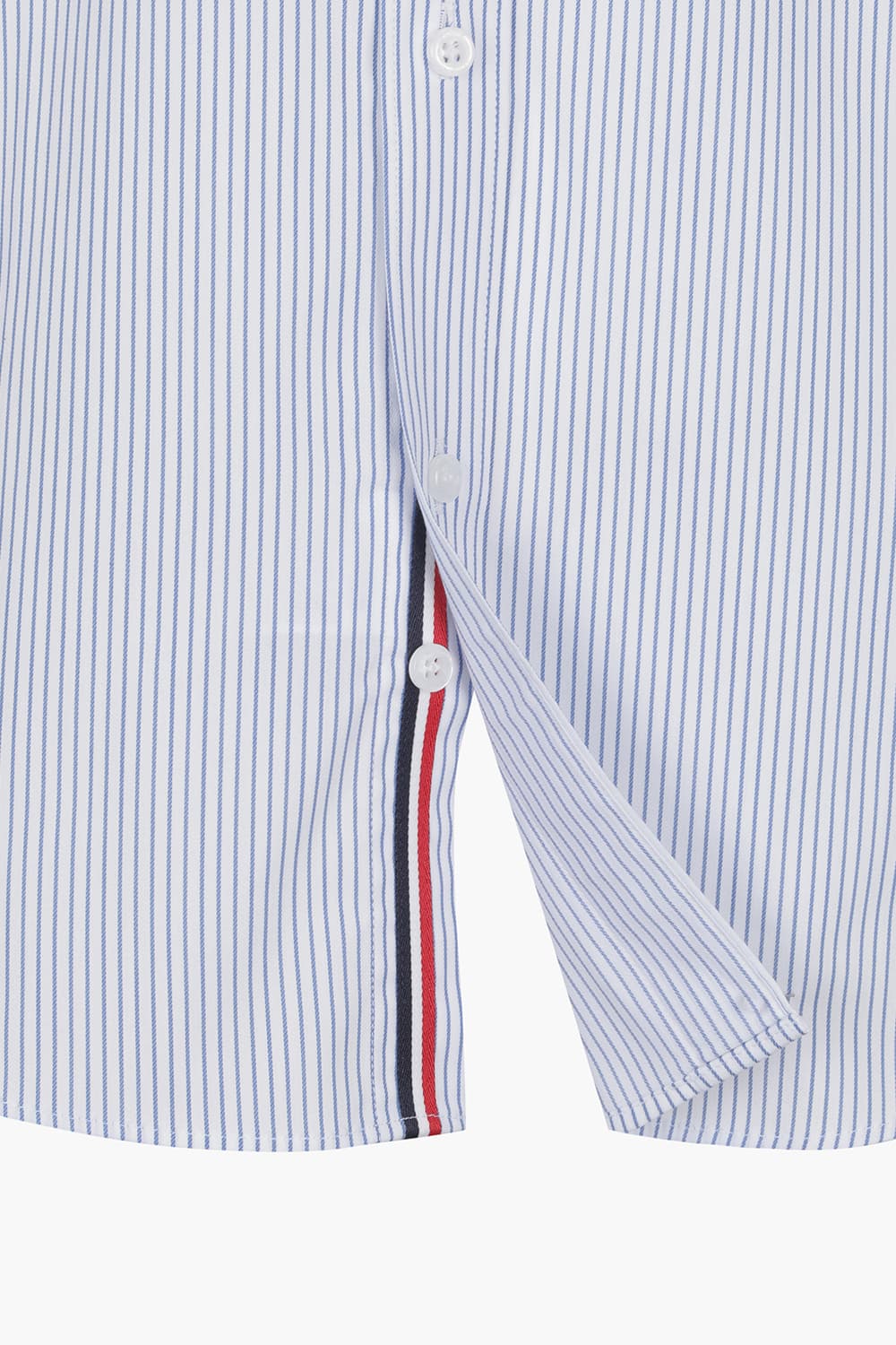 핀스트라이프 트리콜로르 953 컴포터블 반팔 셔츠 블루 SE6MM22HS953SBU