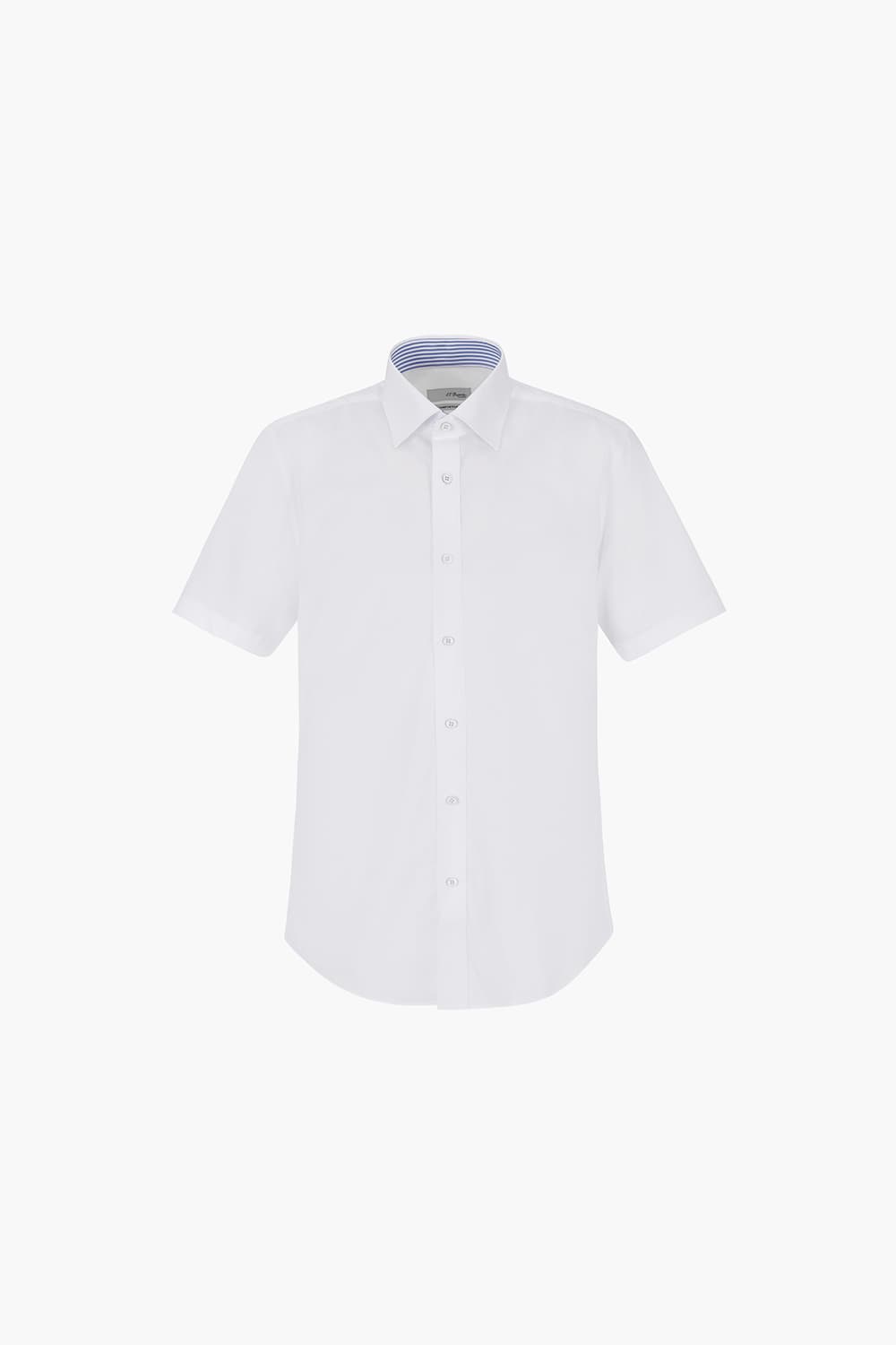 스트레치 배색 752 컴포터블 반팔 셔츠 화이트 SE5MM22HS752SWH