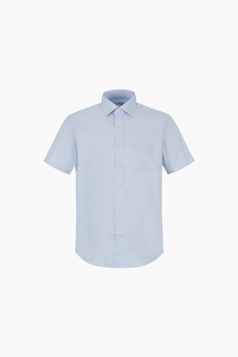 140's 순면 솔리드 101 비즈니스 반팔 셔츠 블루 SE4MM11HS101SBU