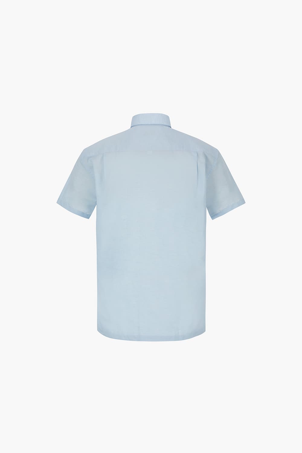 린넨 믹스 704 비즈니스 반팔 셔츠 블루 SE5MM12HS704SBU