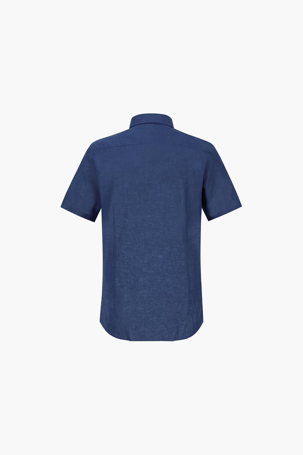 린넨 믹스 솔리드 757 컴포터블 반팔 셔츠 블루 SE4MM22HS757SBU