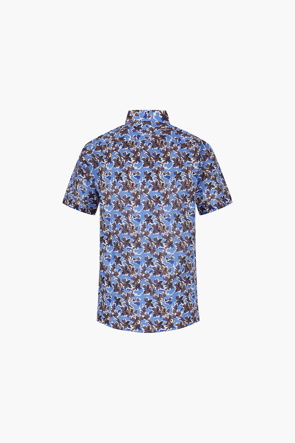 하와이안 슬럽 프린트 322 컴포터블 반팔 셔츠 블루 SE4MM21HS322SBU