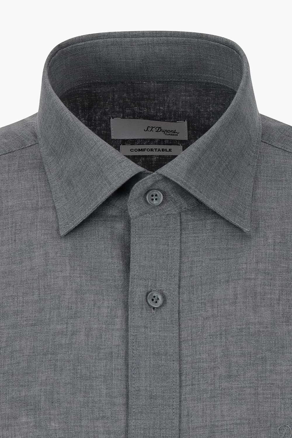 린넨 믹스 756 컴포터블 반팔 셔츠 그레이 SE5MM22HS756SGY