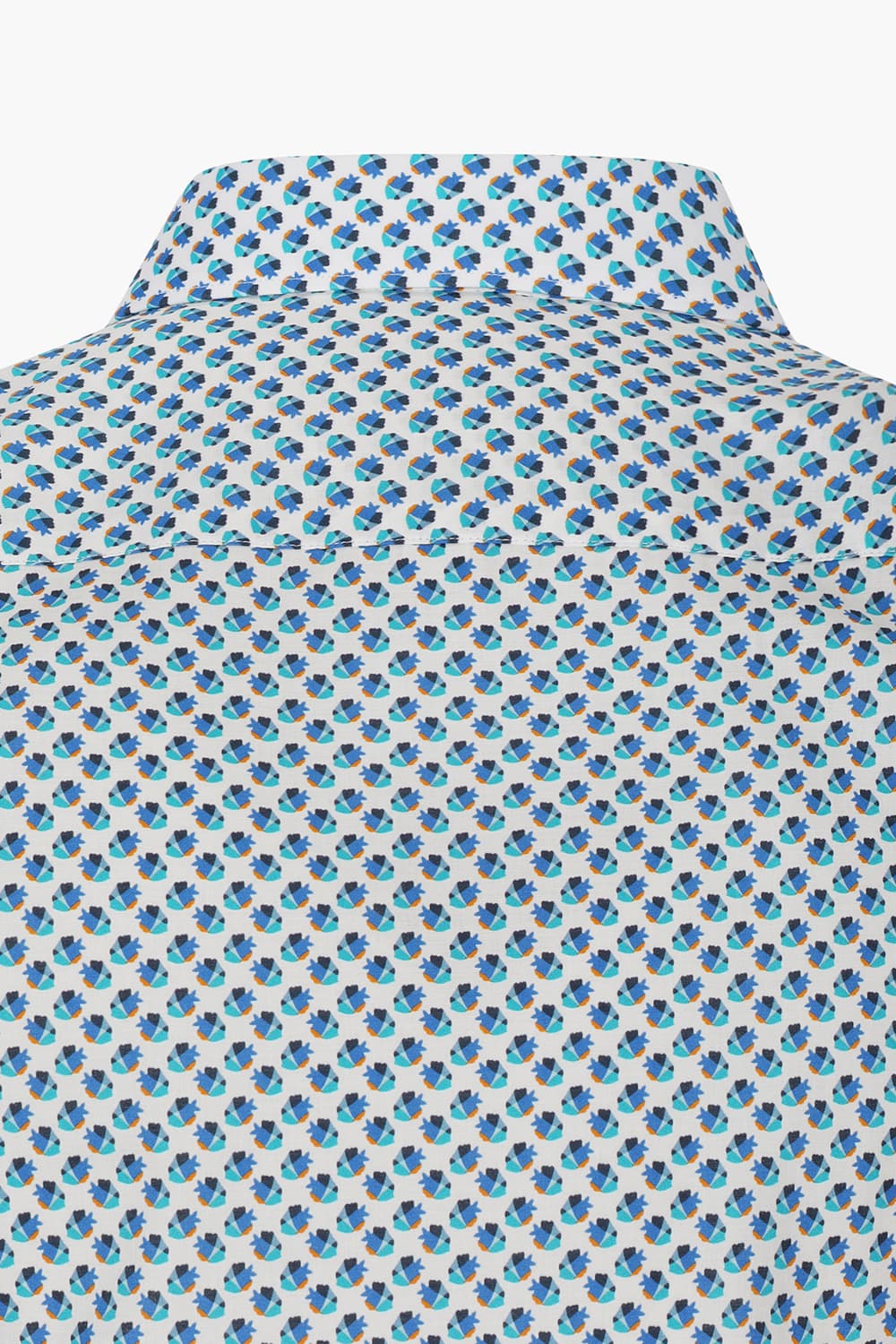 피쉬 프린트 316 컴포터블 반팔 셔츠 블루 SE4MM21HS316SBU