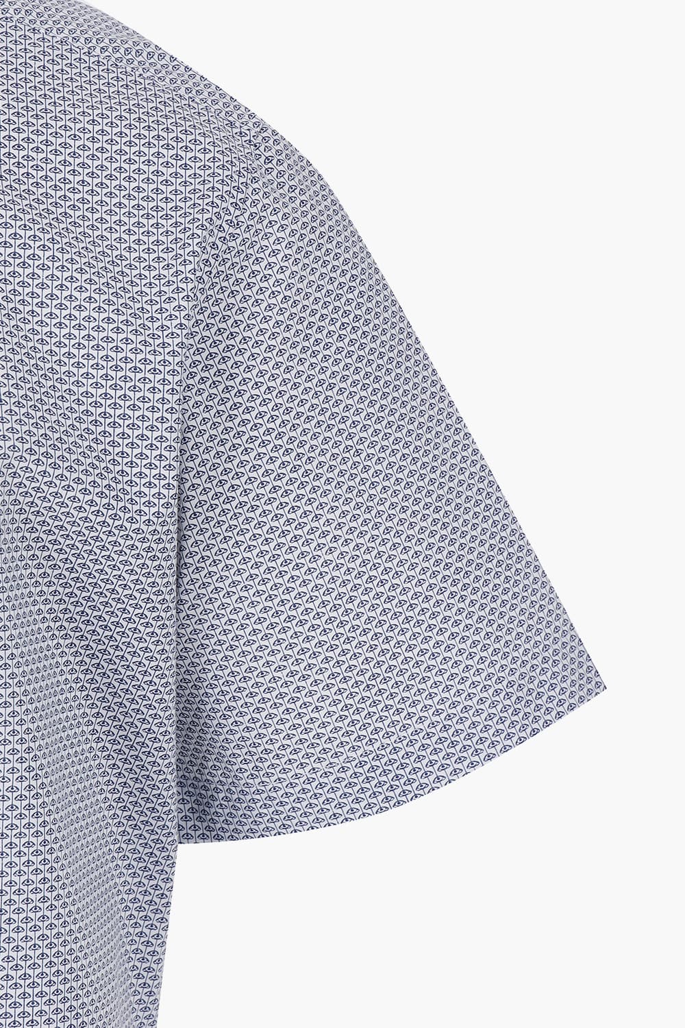 파라솔 프린트 761 컴포터블 반팔 셔츠 블루 SE5MM22HS761SBU