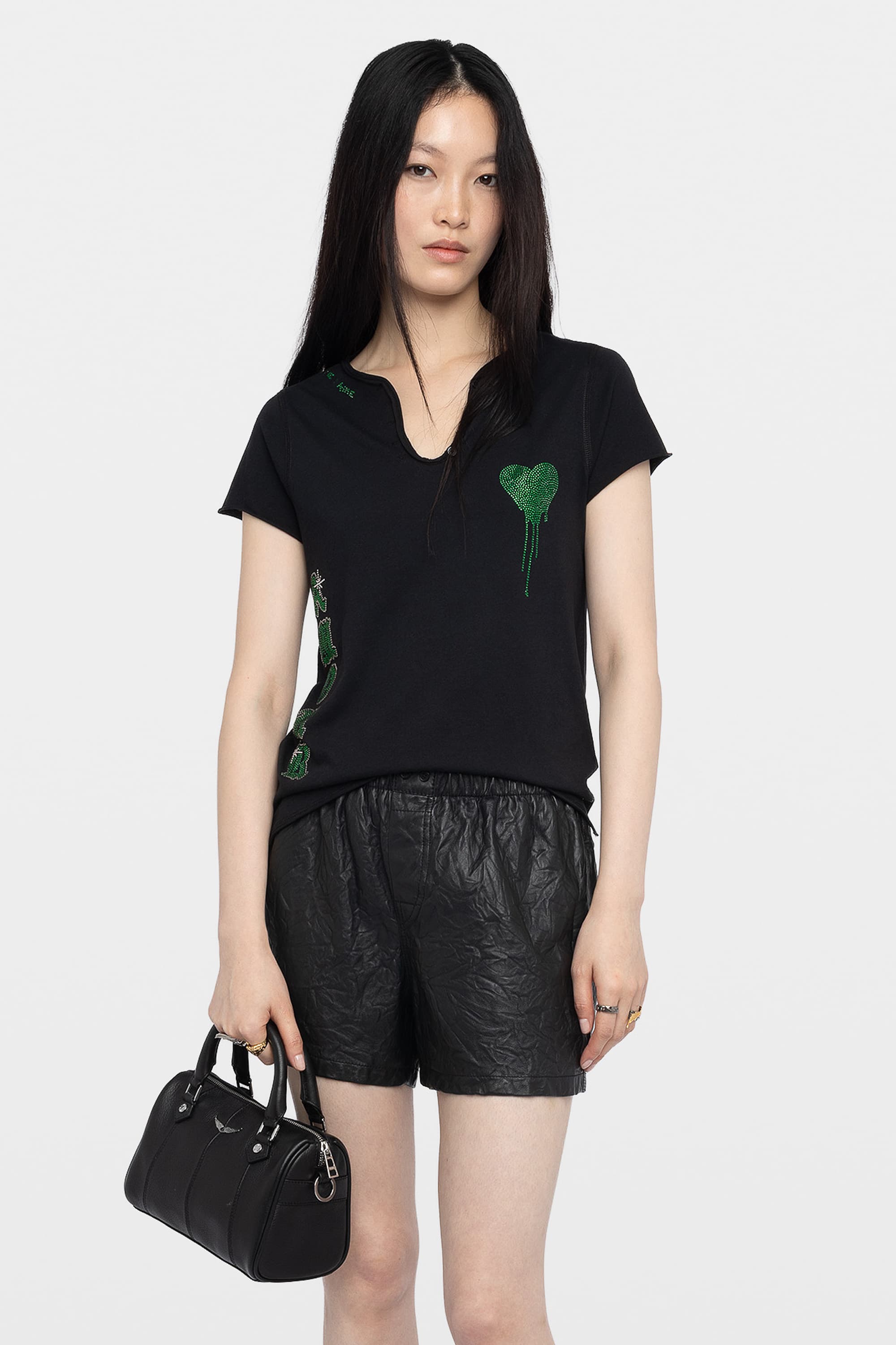 Tunisien Heart Strass T-shirt