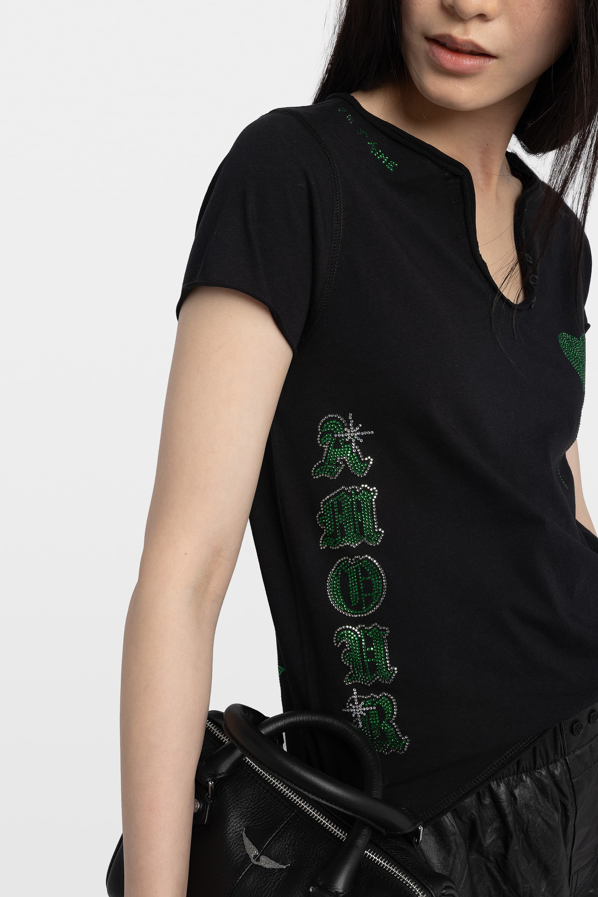 Tunisien Heart Strass T-shirt