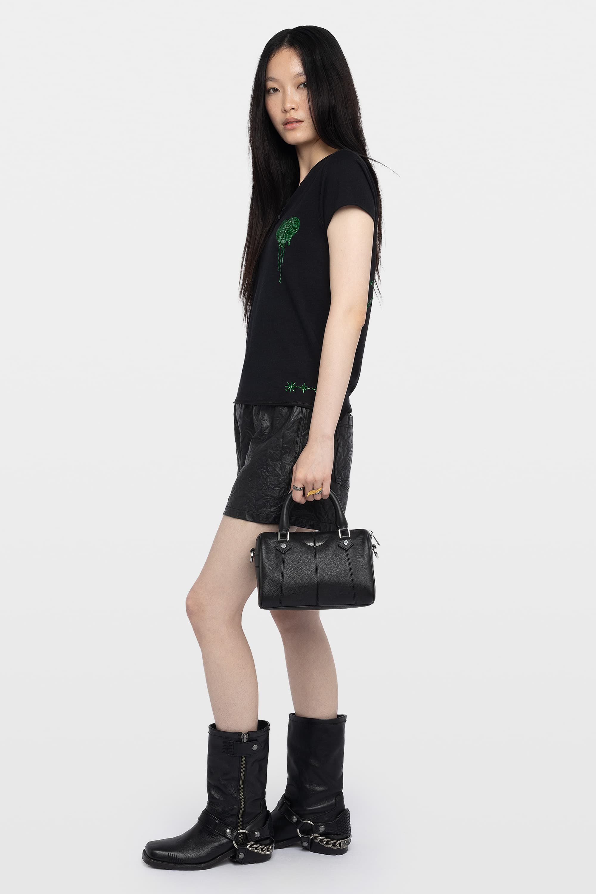 Tunisien Heart Strass T-shirt