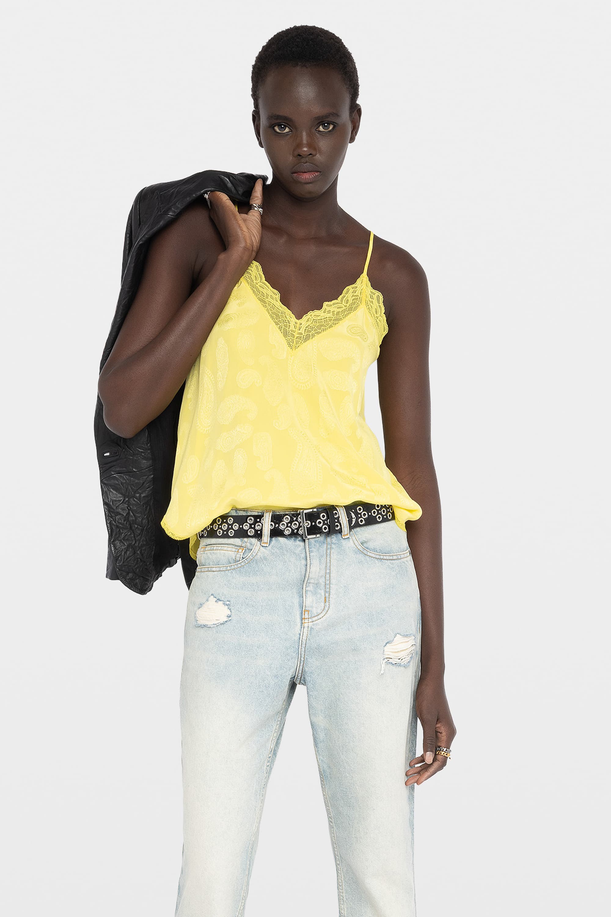 Christy Paisley Silk Camisole