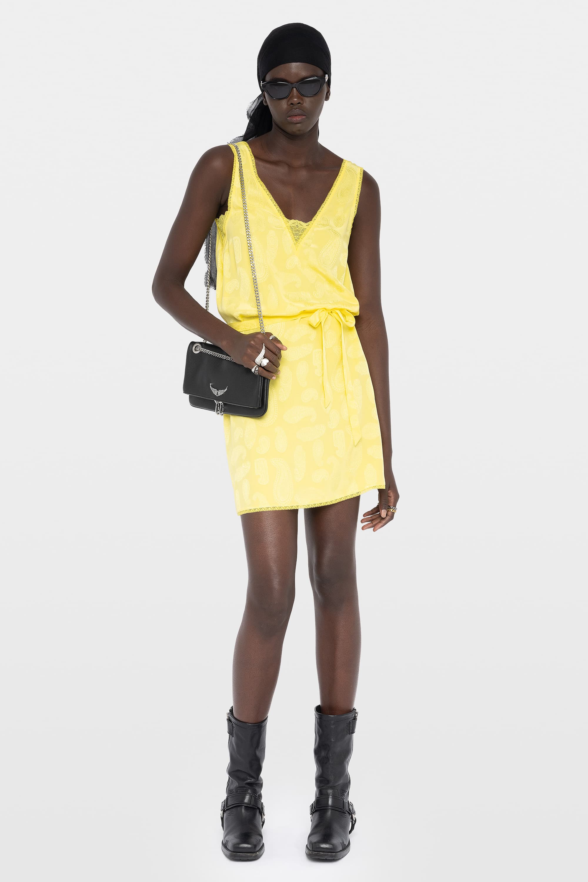 Renza Paisley Silk Dress