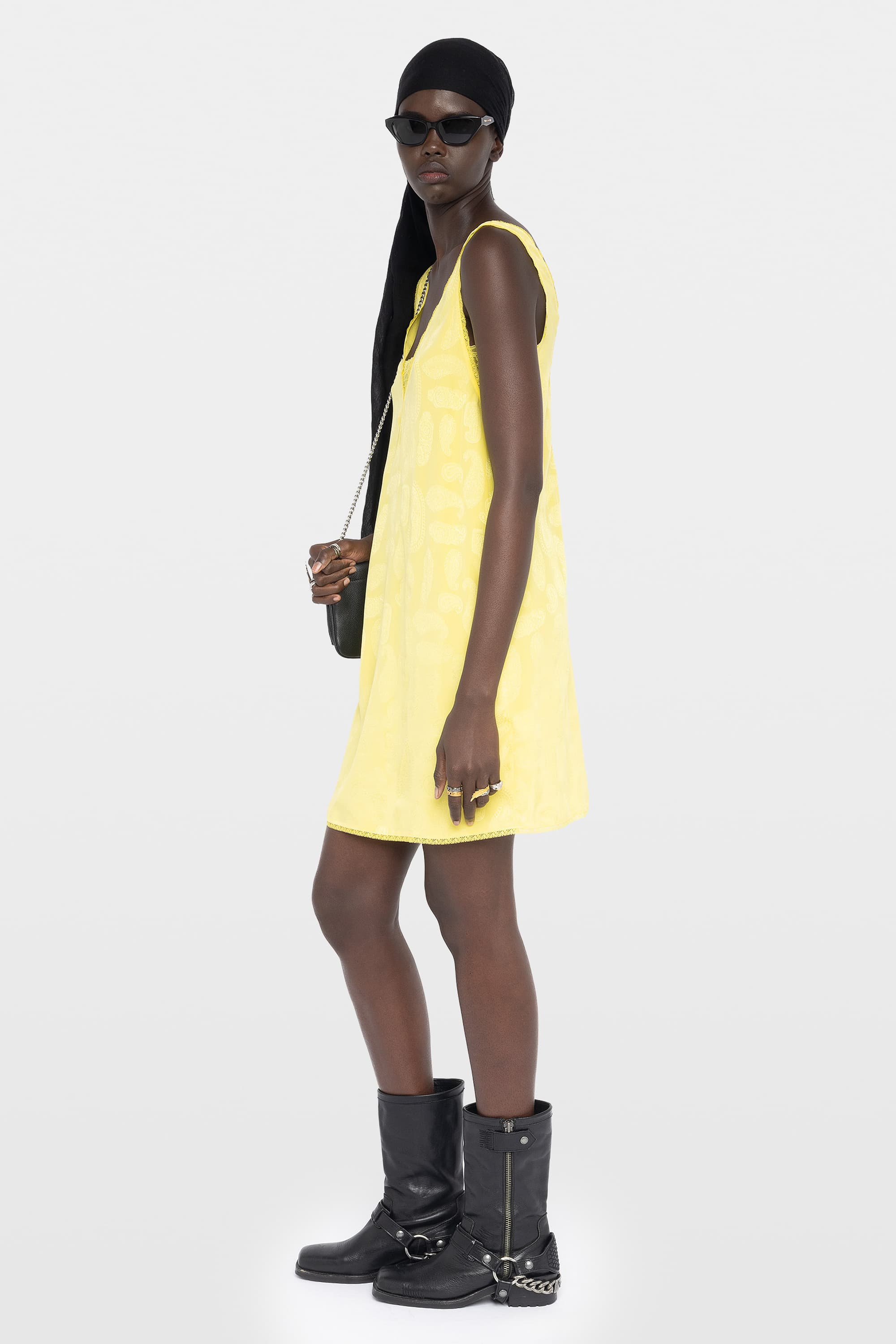 Renza Paisley Silk Dress