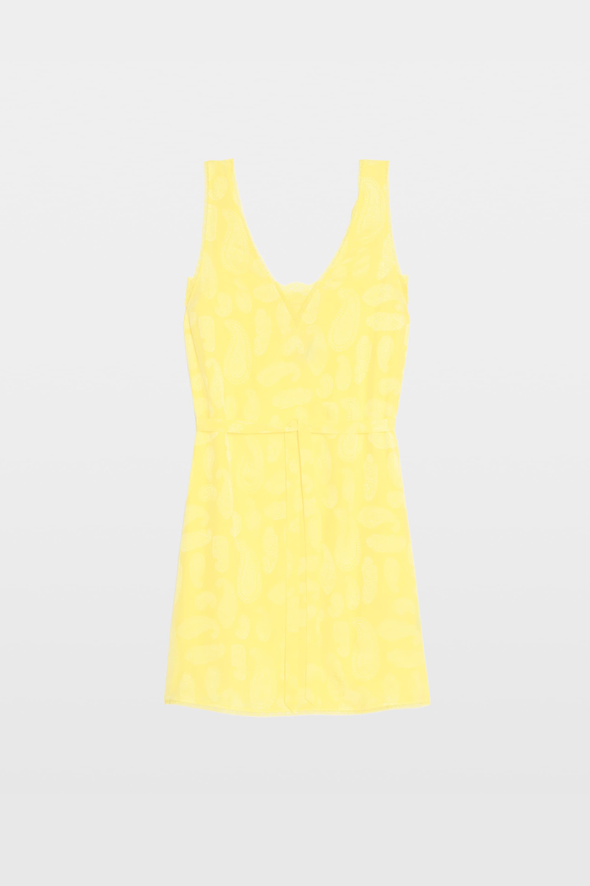 Renza Paisley Silk Dress