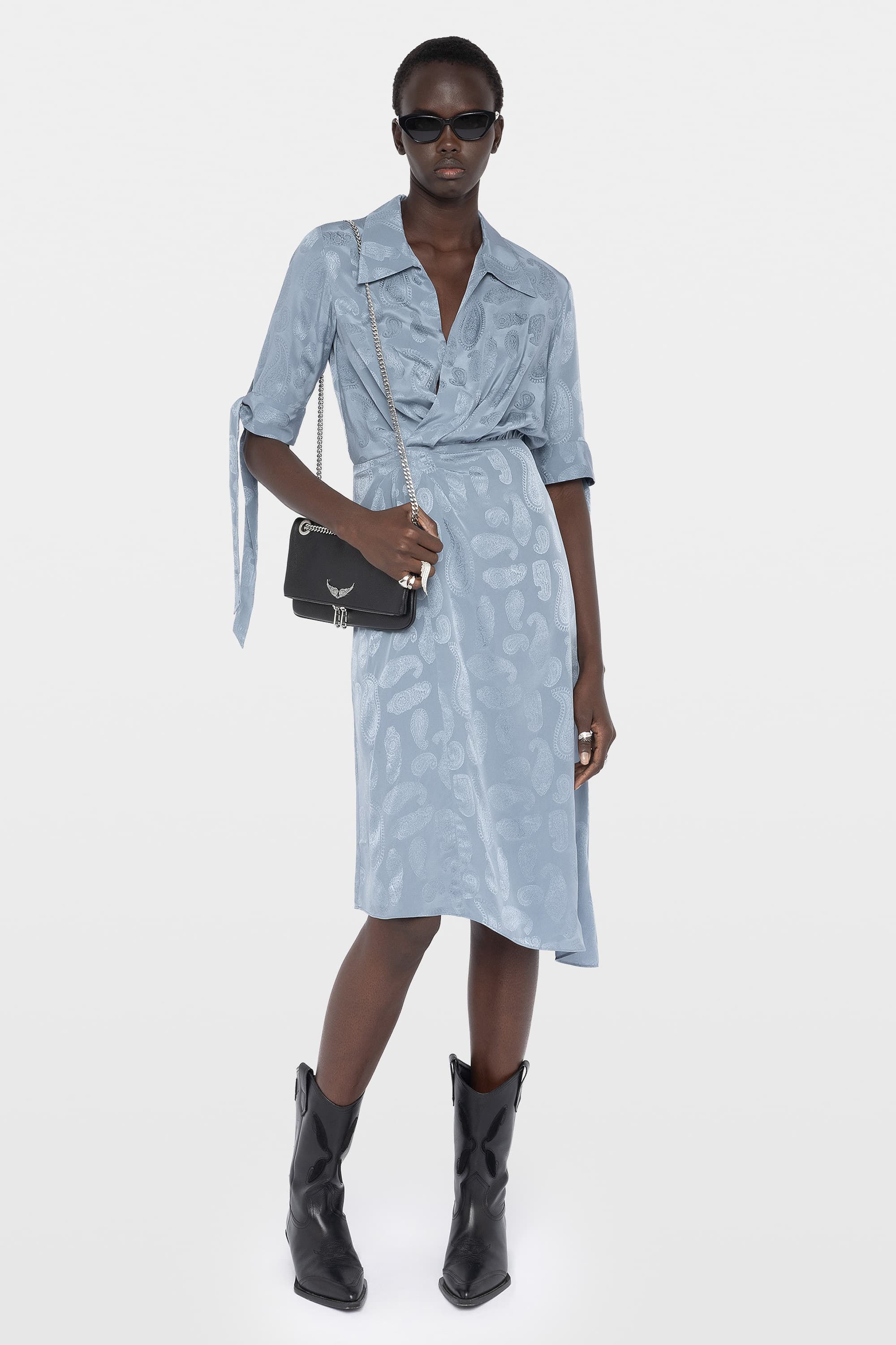 Rhani Paisley Silk Dress