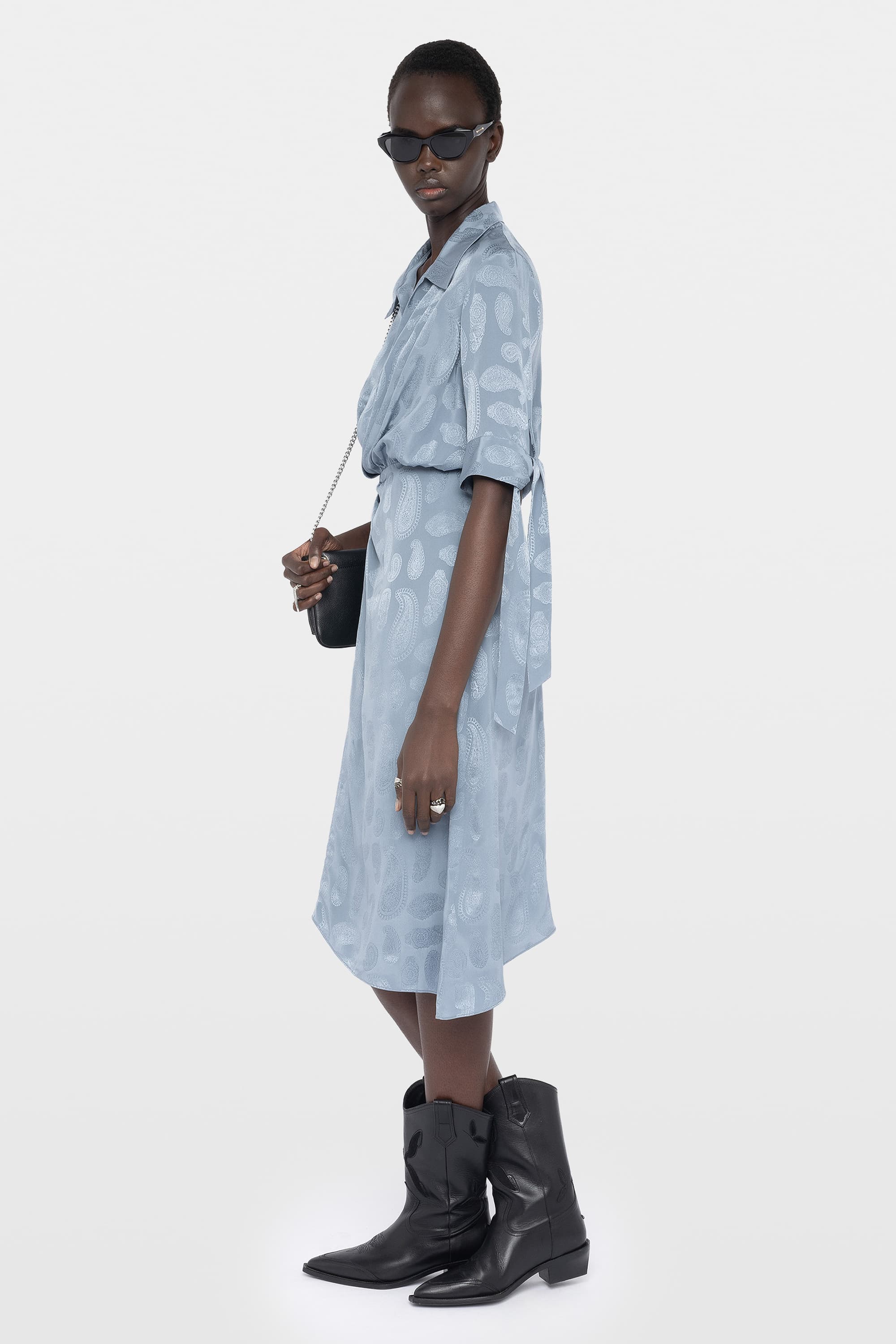 Rhani Paisley Silk Dress